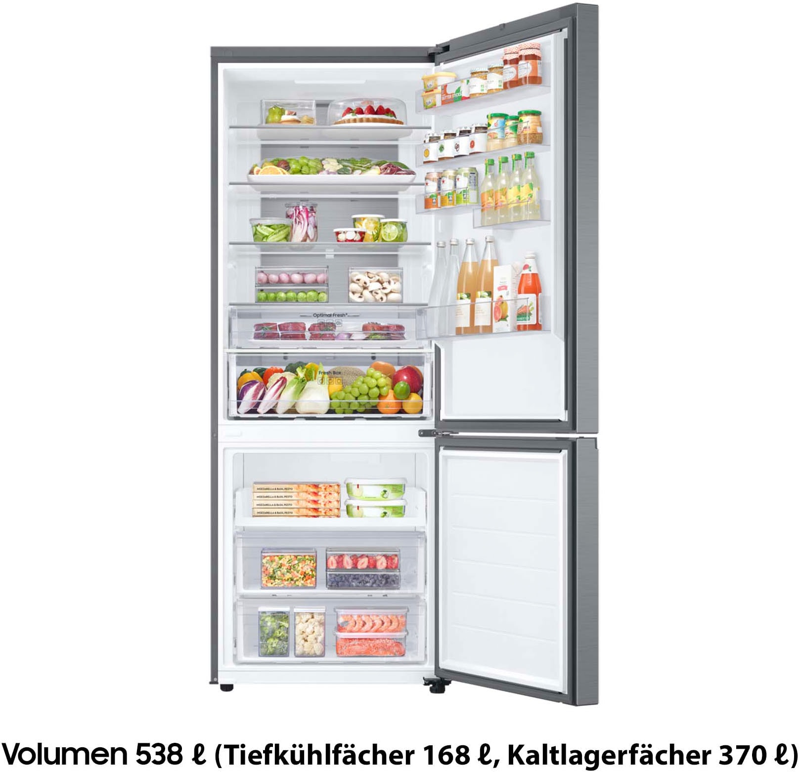 Samsung Kühl-/Gefrierkombination »RB53DG703CS9«, extra weit 75cm, NoFrost