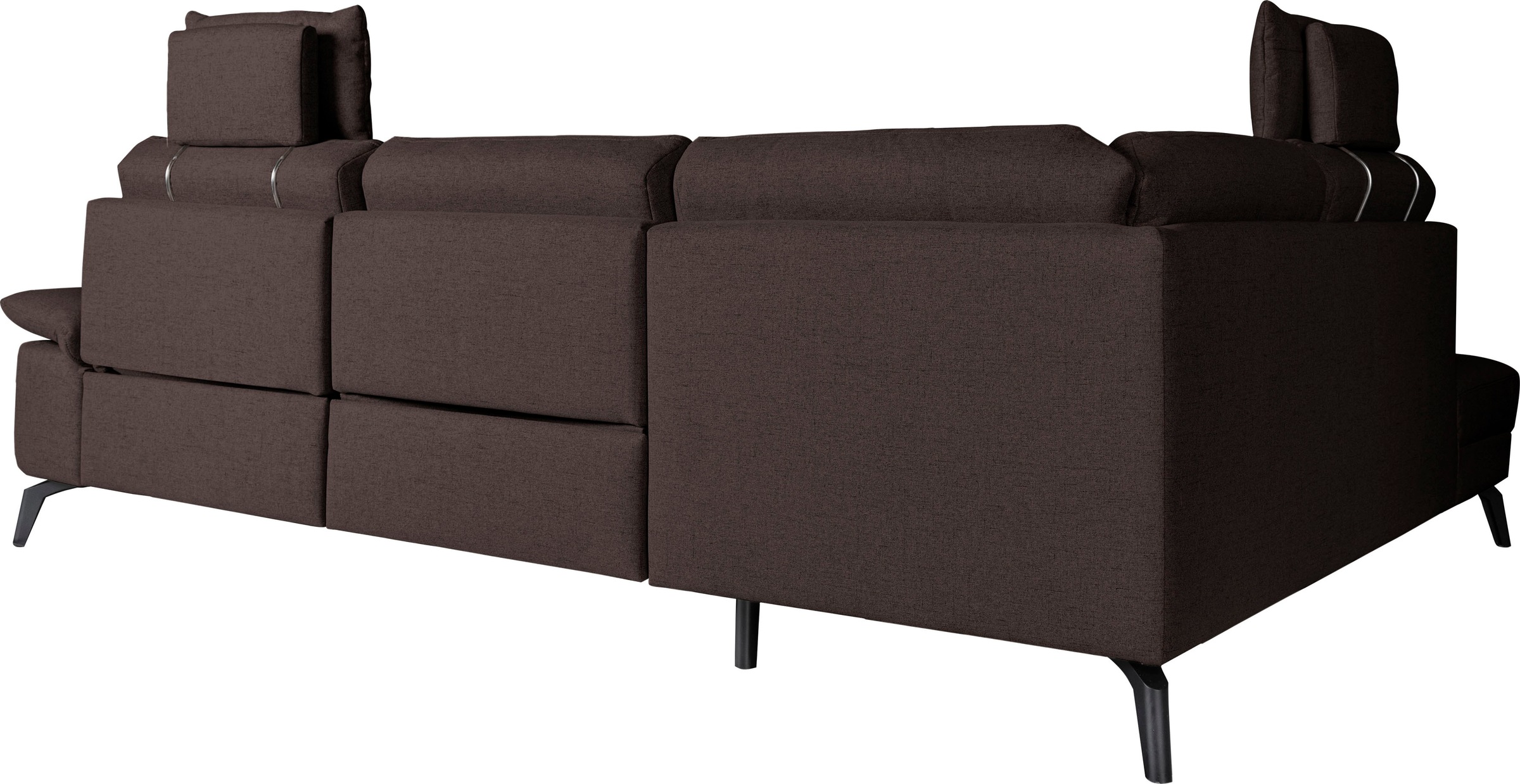 alina Ecksofa, inkl. Kopfstützen, wahlweise mit Relaxfunktion, Breite: 267 cm