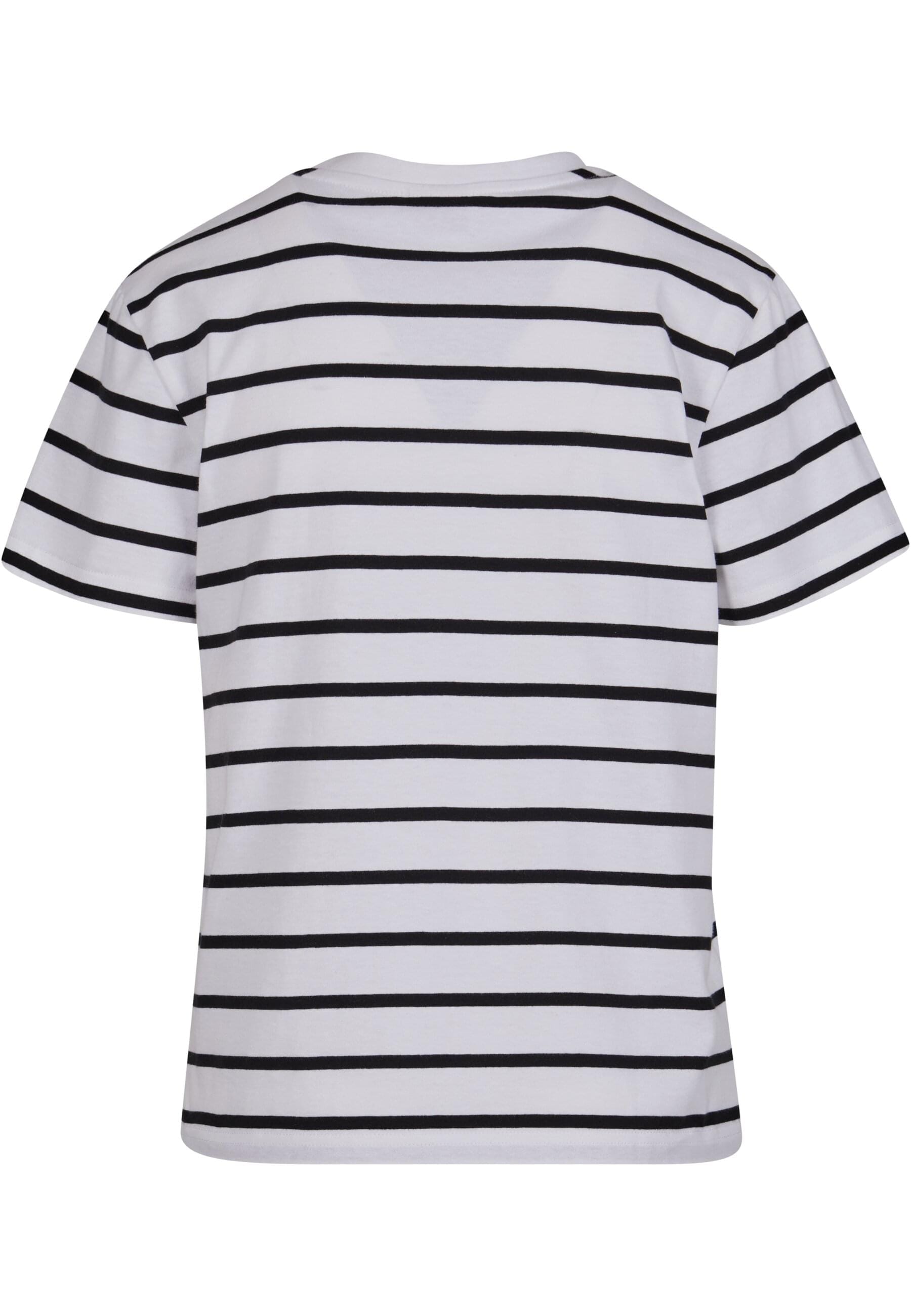 URBAN CLASSICS T-Shirt »Urban Classics Damen Ladies Striped Boxy Tee« 1 Stk.
