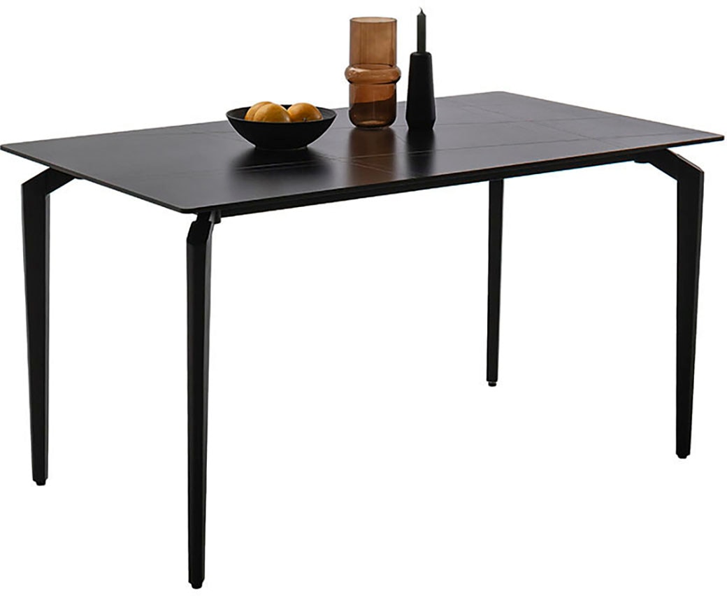 MCA furniture Esstisch »FREMONT 4-Fuß Tisch«, (Einzelstück), Keramik,Metall,Tischplatte 1,2cm, 4-6 Personen