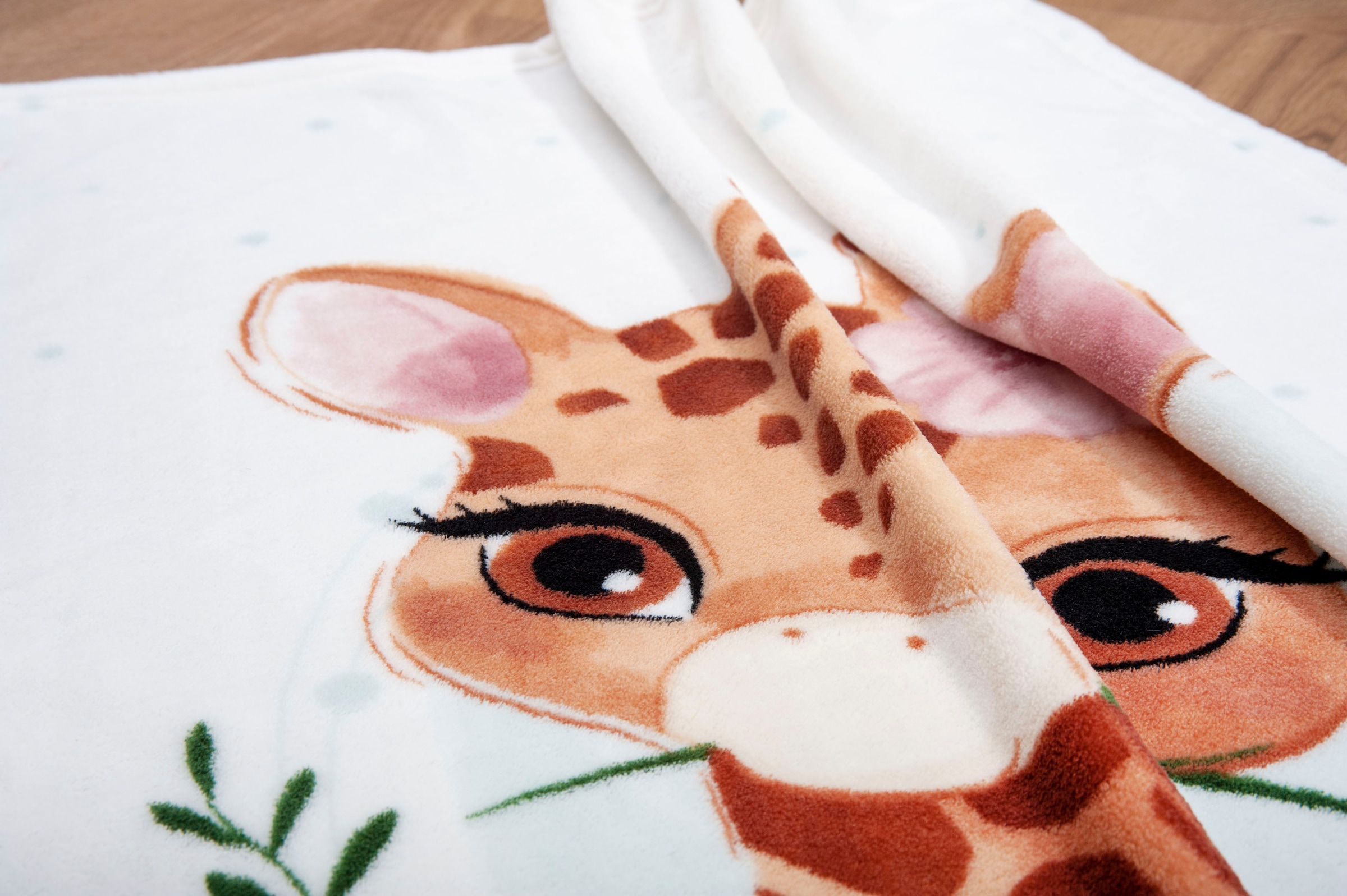 Best auf »Giraffe«, Baby mit Raten bestellen Motiv liebevollem Babydecke