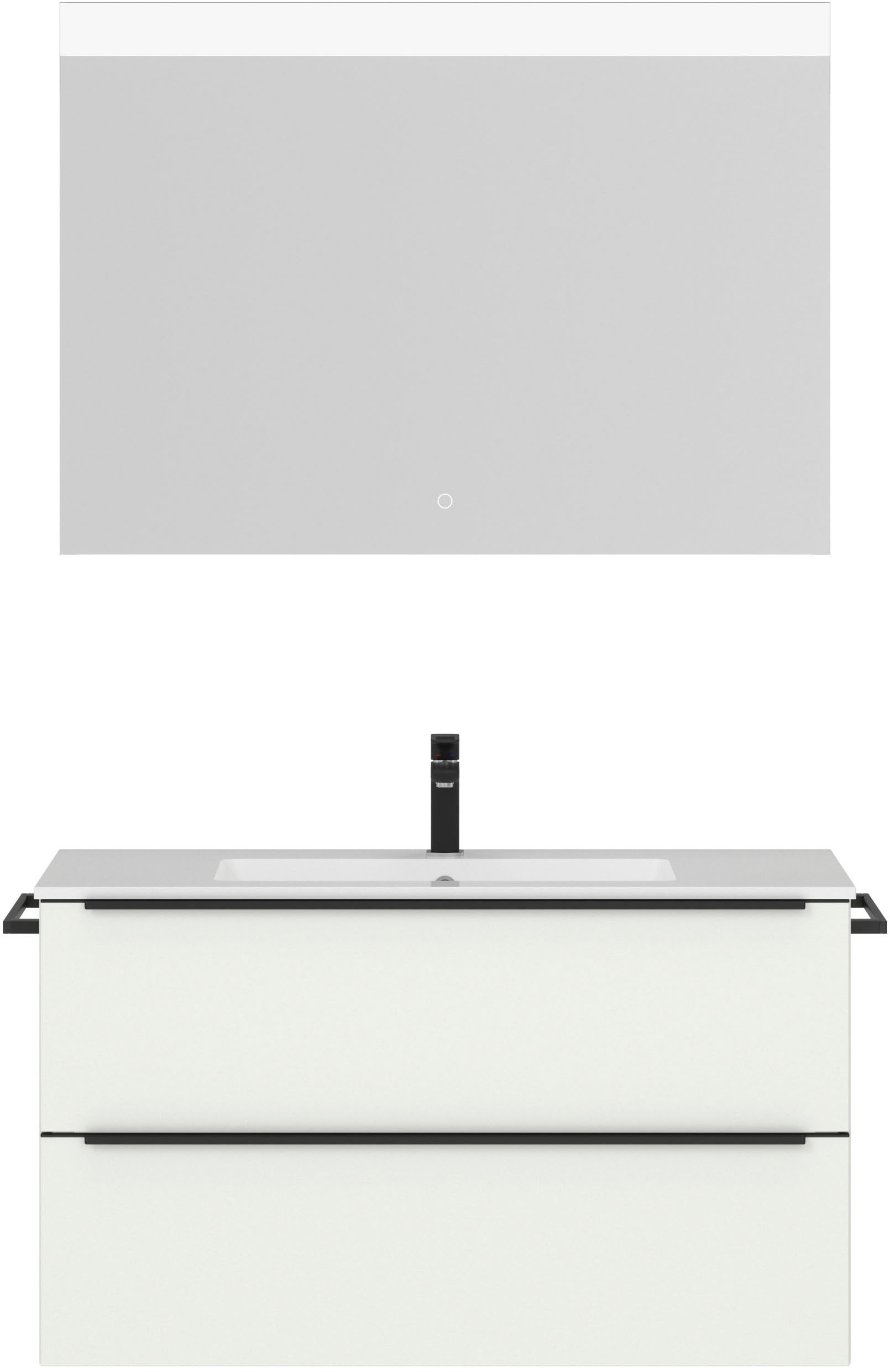 nobilia® Badmöbel-Set »Levere« vormontiert, mit Soft-Close, 2 Stk. tlg. günstig online kaufen