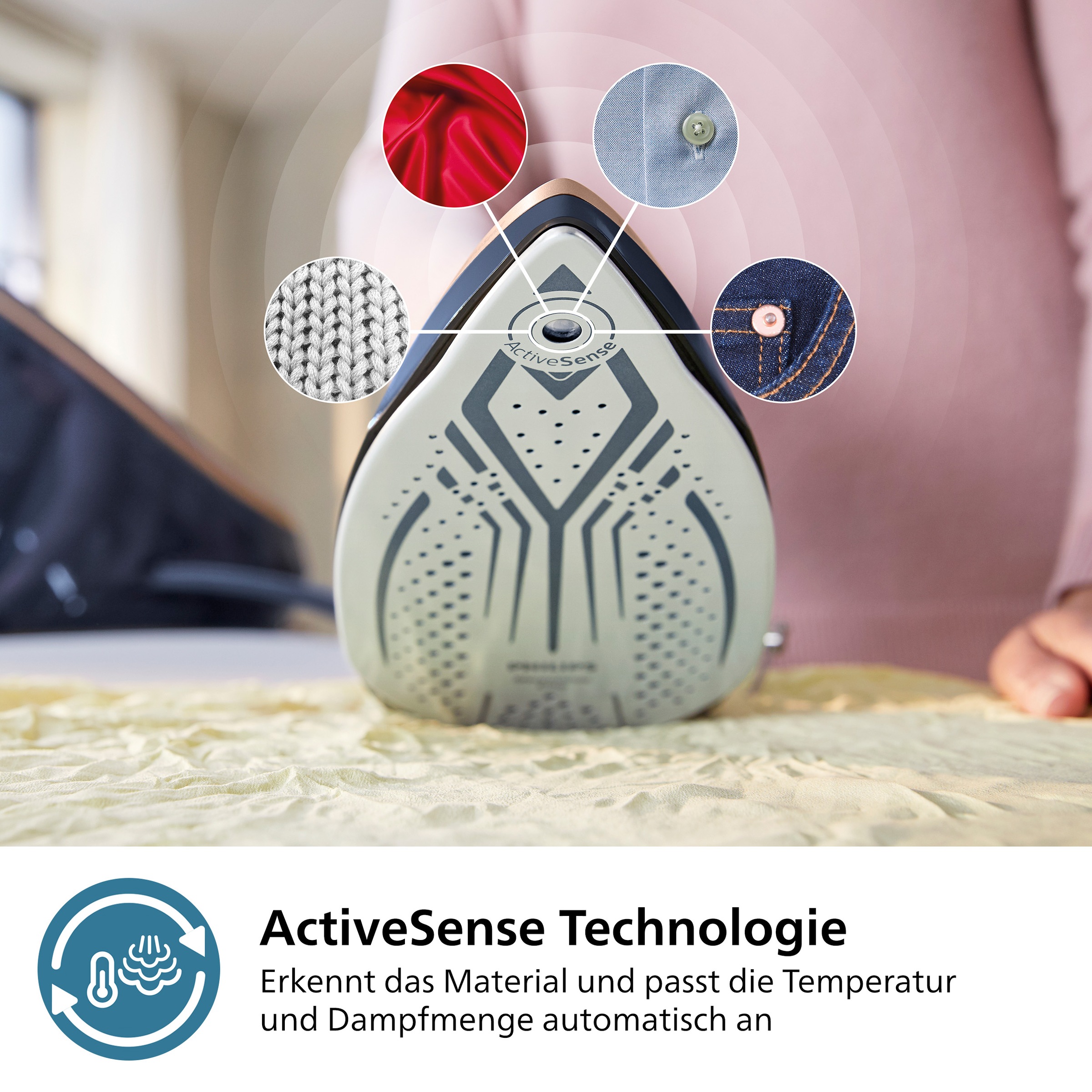 Philips Dampfbügelstation »PerfectCare 9000 Series PSG9030/20«, ActiveSense günstig online kaufen