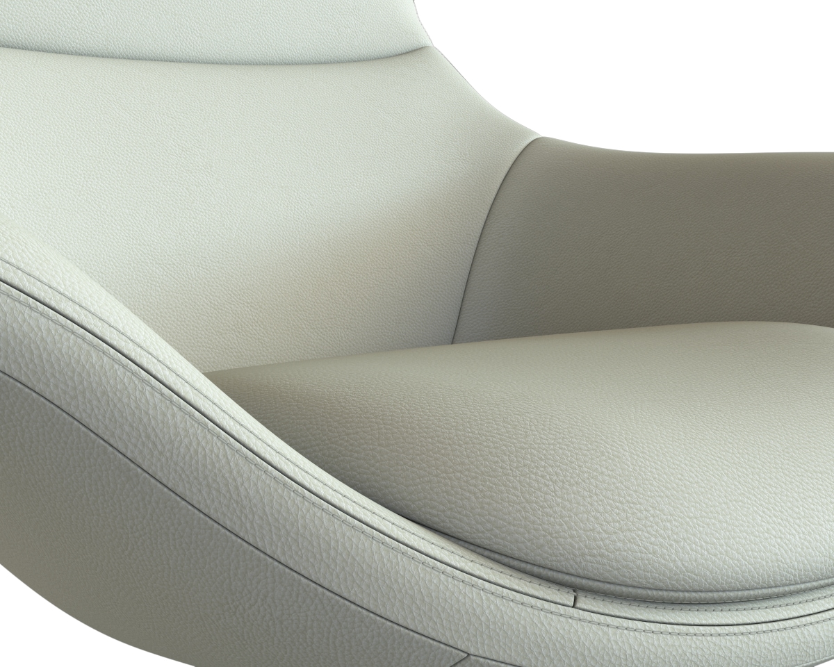FLEXLUX Ohrensessel »Stilo Relaxsessel, TV-Sessel«, Solitär, Stil-Ikone, drehbar, Fuß Aluminium