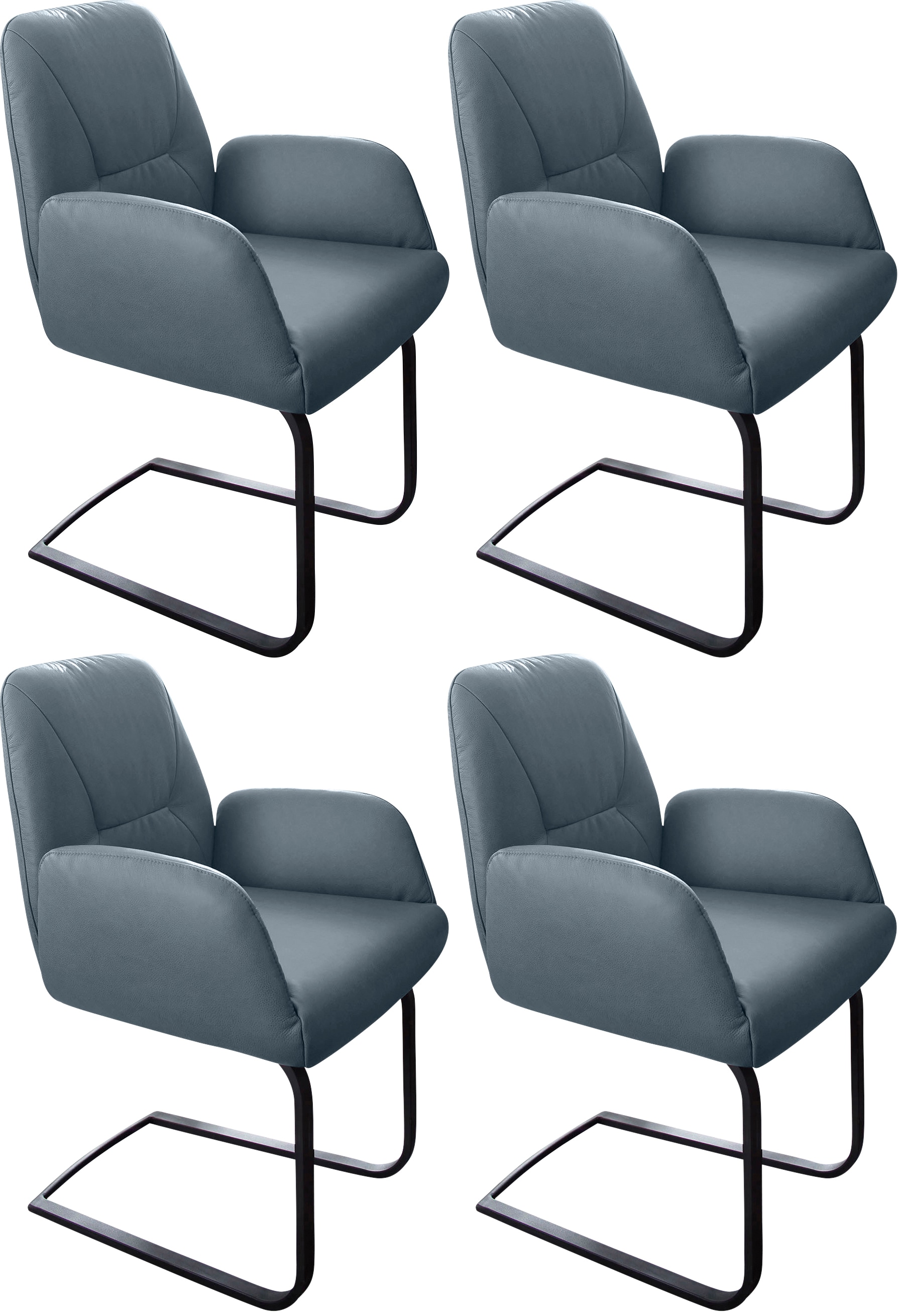 W.SCHILLIG Freischwinger »ole« (Set) 4 Stk. Longlife Xtra-Leder Z69 2er- od günstig online kaufen