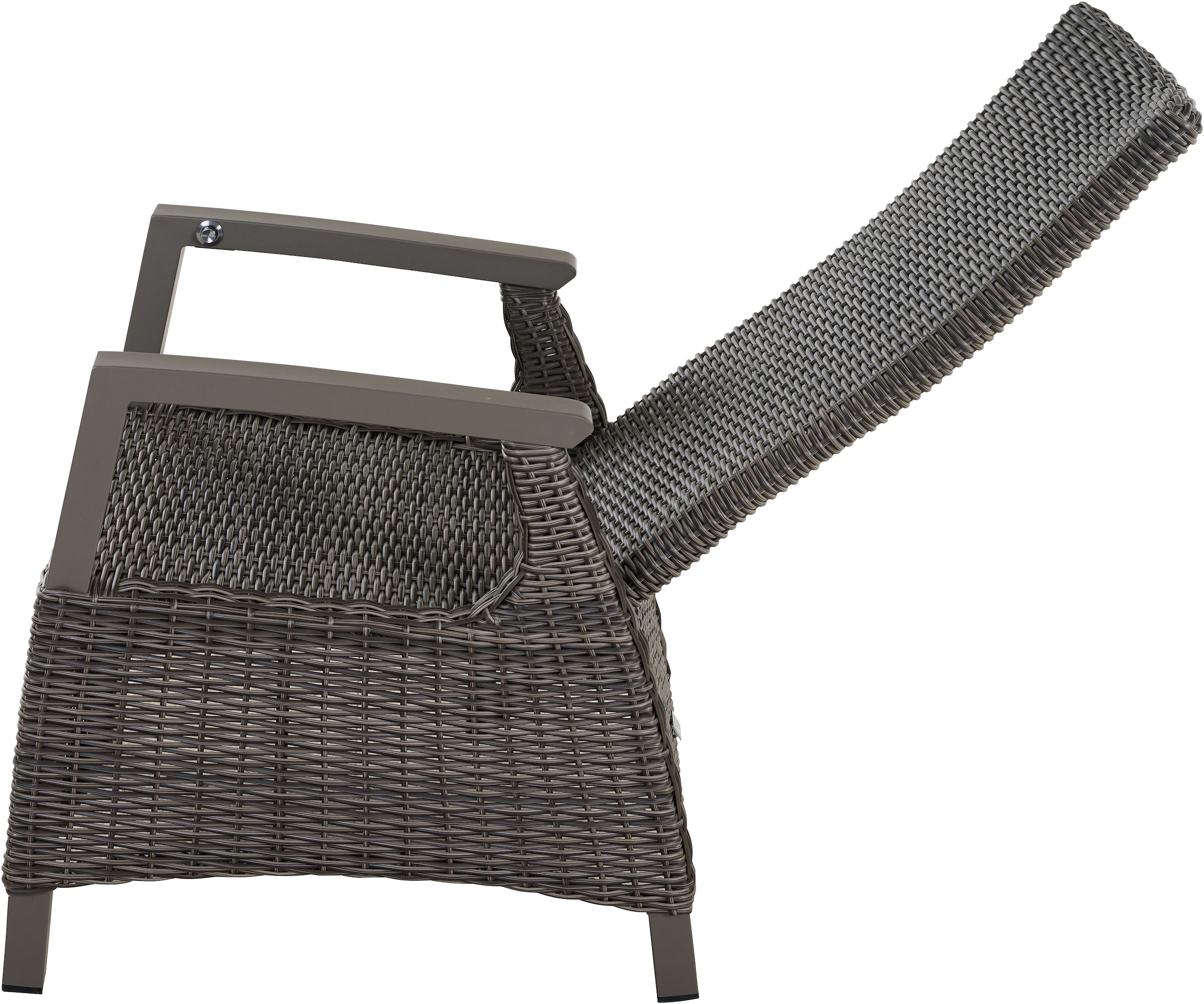 Siena Garden Garten-Essgruppe »»Corido Move« mit Sincro Ausziehtisch« Set, inkl. Kissen und Move-Funktion, 9 Stk. tlg. 4x Sessel, AZ-Tisch: 100x 200-260x 77 cm