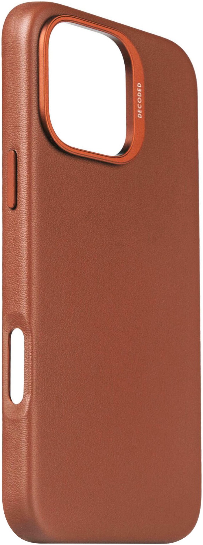 DECODED Smartphone-Hülle »Leather Backcover iPhone 16 Pro Max«, Smartphones
