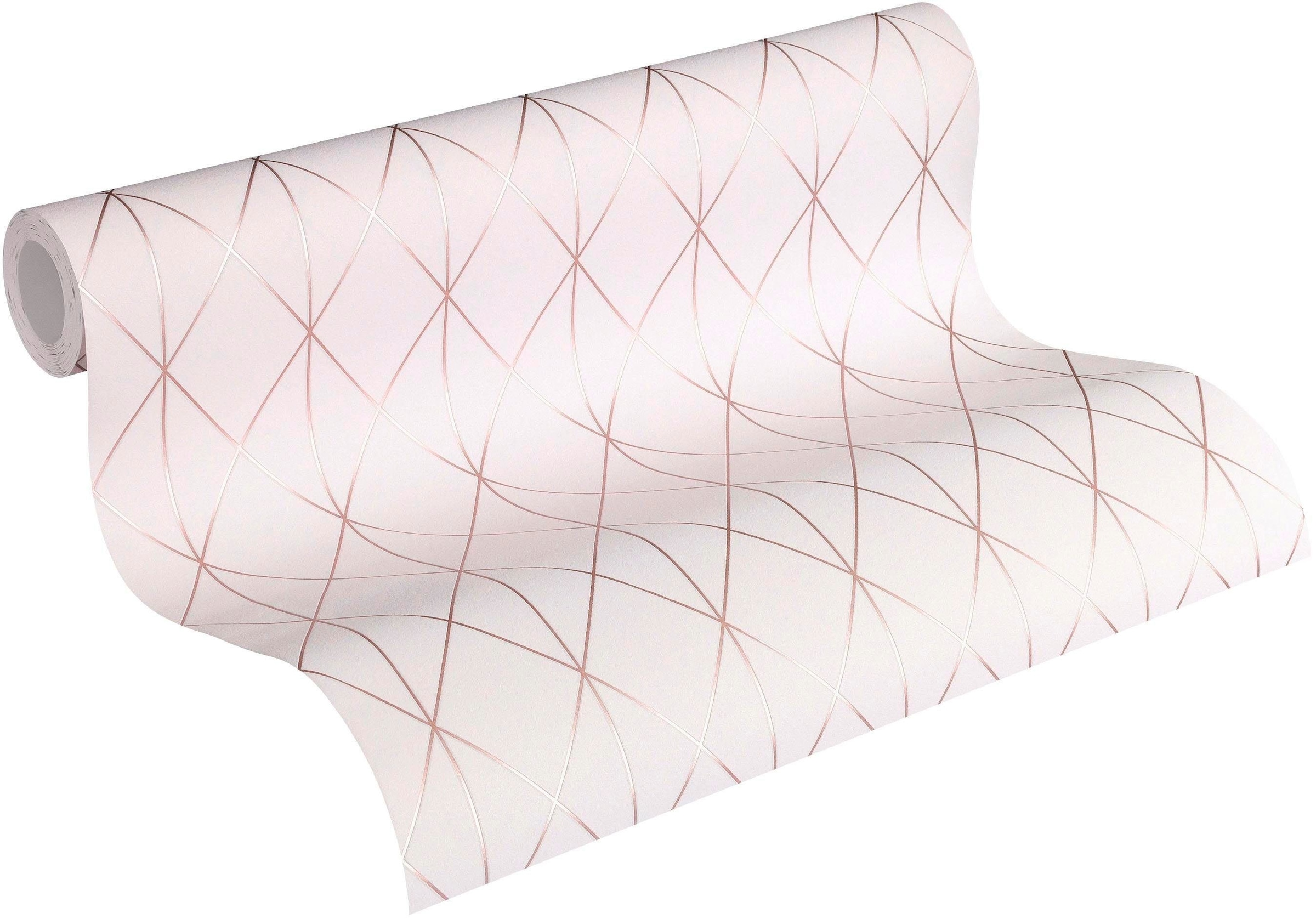 living walls Vliestapete »geometrische Tapete« geometrisch | grafisch Modern Tapete Geometrisch Metallic