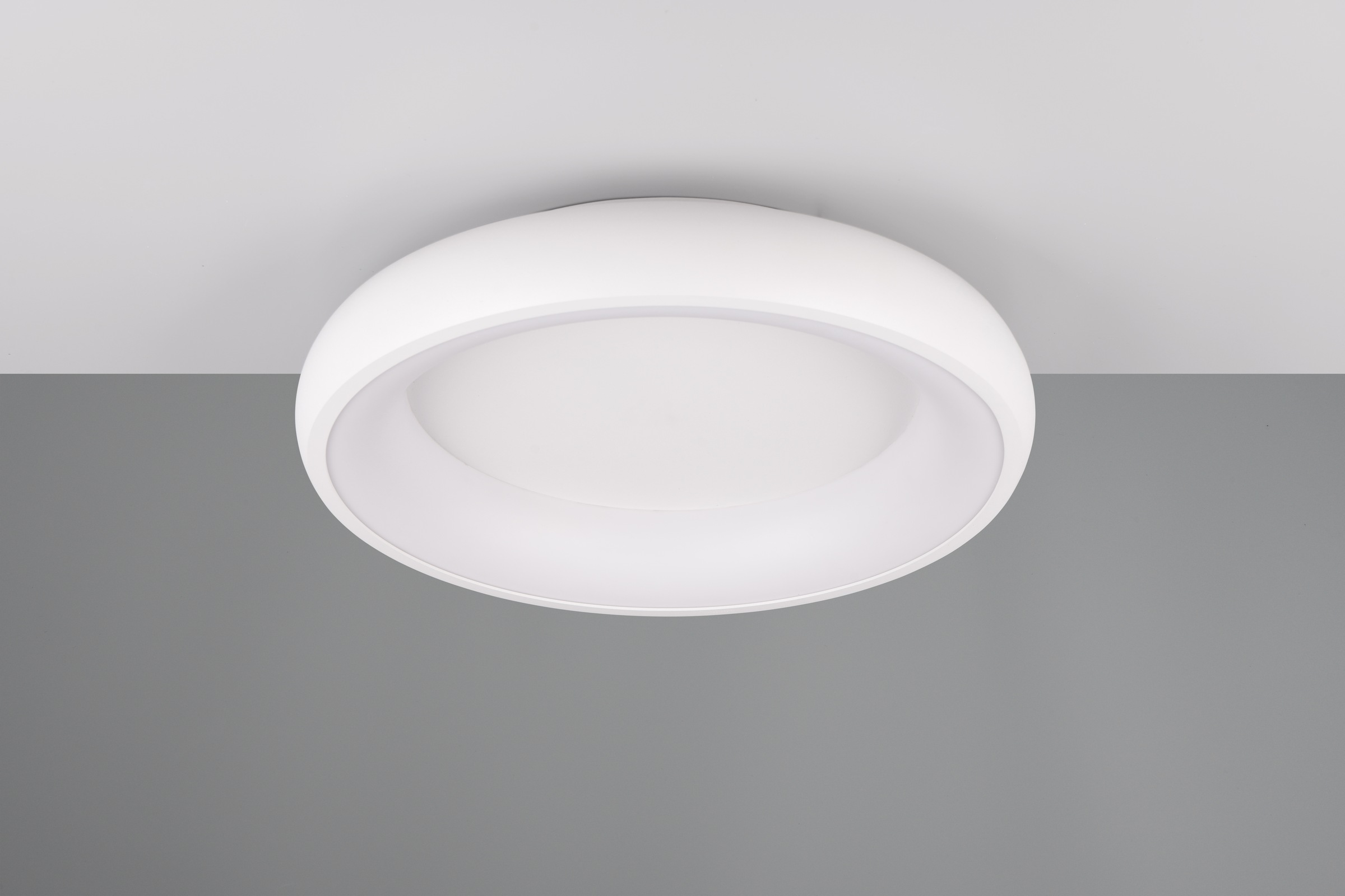 TRIO Leuchten LED Deckenleuchte »CARDONA, runde LED Deckenlampe Büro, Ø 46c günstig online kaufen