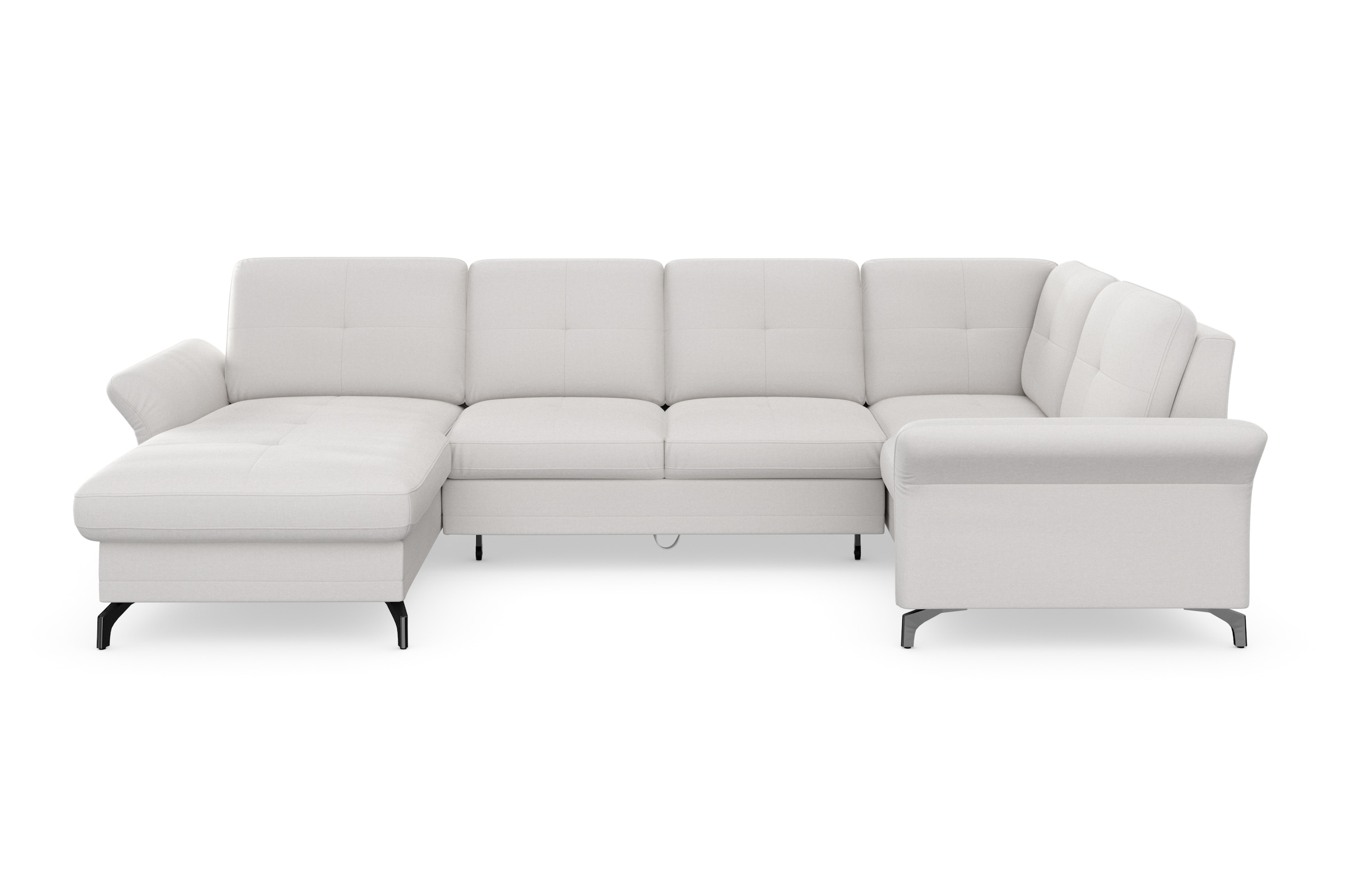 Home affaire Wohnlandschaft »Calando U-Form« wahlweise mit Bettfunktion, Be günstig online kaufen