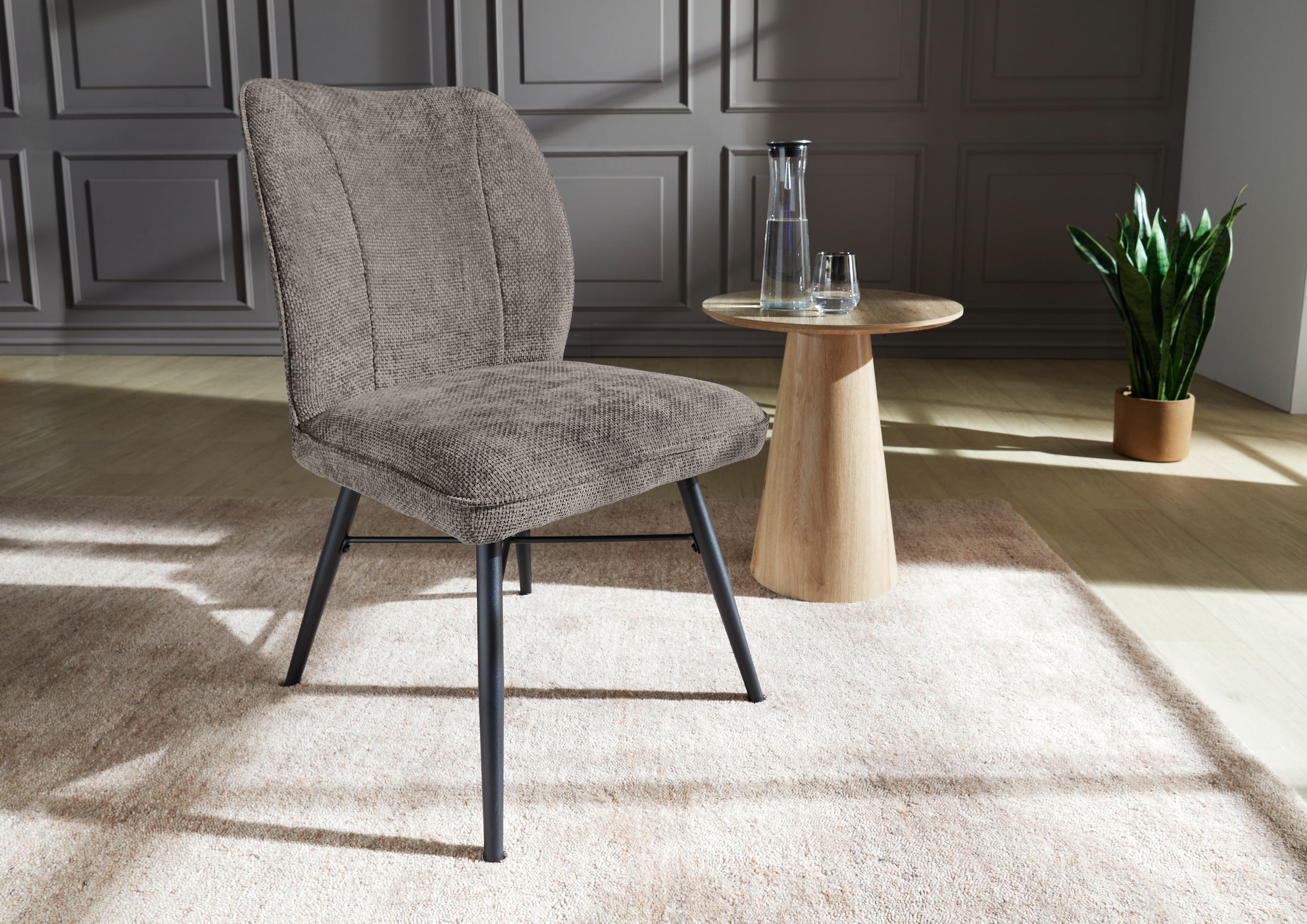 Jockenhöfer Gruppe 4-Fußstuhl »Bennett« (Set) 2 Stk.4-Fuss Stuhl, bis zu 200 kg belastbar, Taschenfederkern