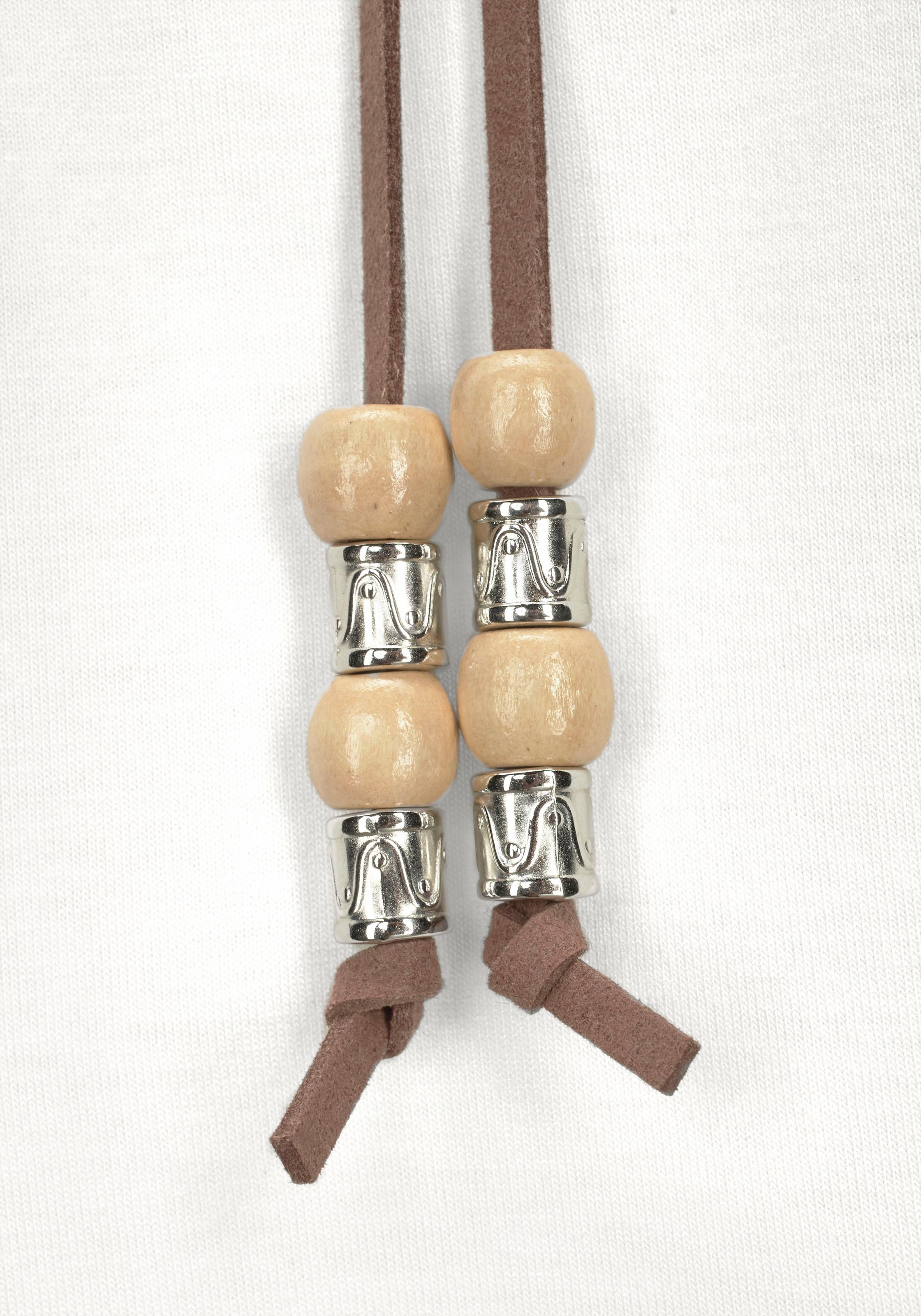 s.Oliver Strandshirt mit Bindeband am Ausschnitt, lockere Passform, Boho-Style