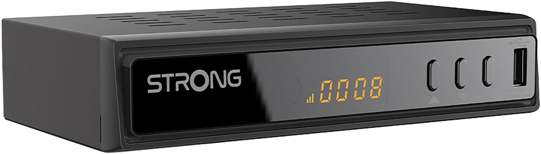Strong Kabel-Receiver »SRT 3032«, (Automatischer Sendersuchlauf-Durchschleiftuner-EPG (elektronische Programmzeitschrift)-Kindersicherung-Software Update über USB-Timer-Videotext-Videotextuntertitel-mehrsprachige Menüführung)