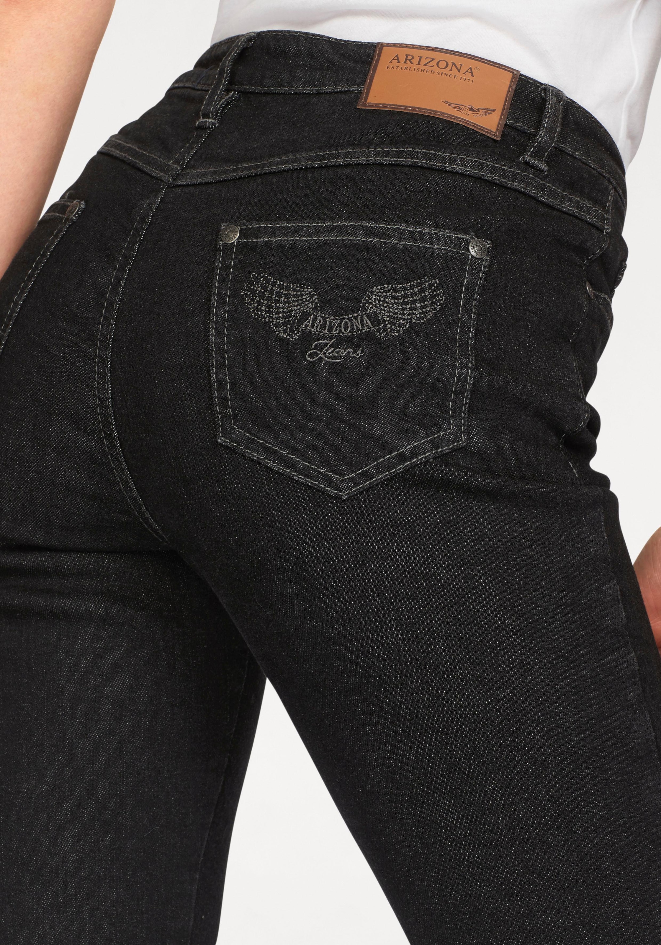 Arizona Gerade Jeans High »Comfort-Fit«, im kaufen Waist Online-Shop