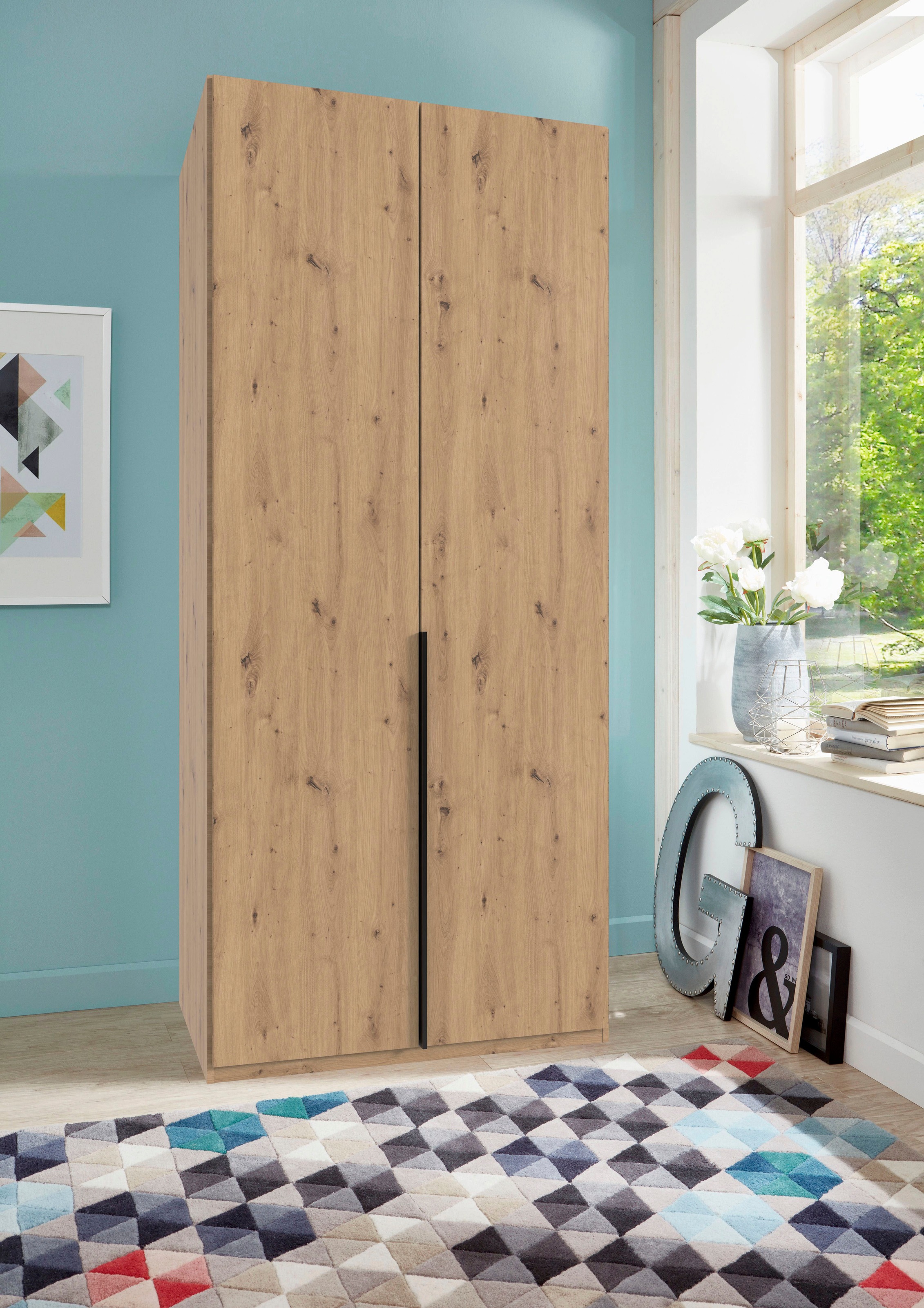 Wimex Kleiderschrank »Mugano,in 5 Breiten,2 Höhen,2 Tiefen, viele Farben, M günstig online kaufen