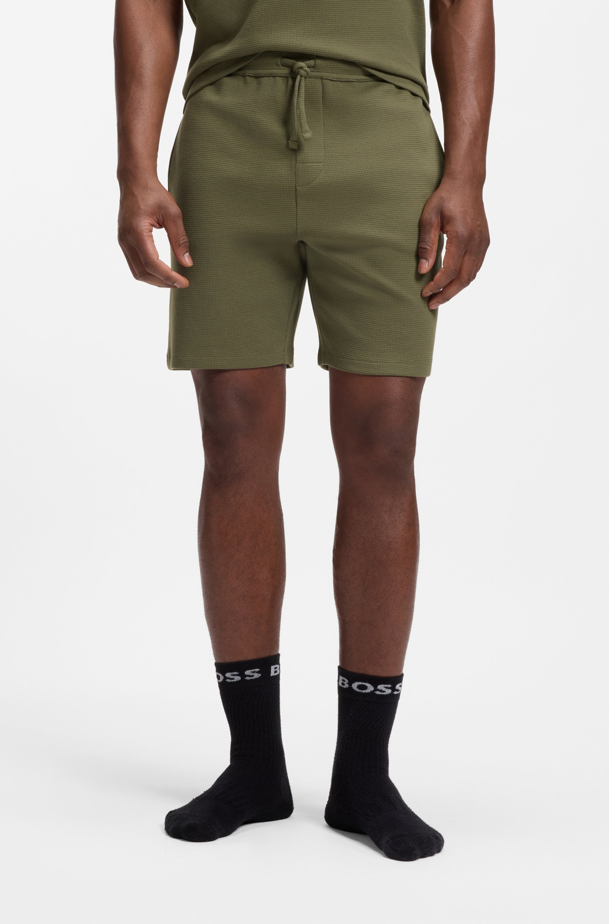 BOSS Pyjamashorts »Waffle Shorts«