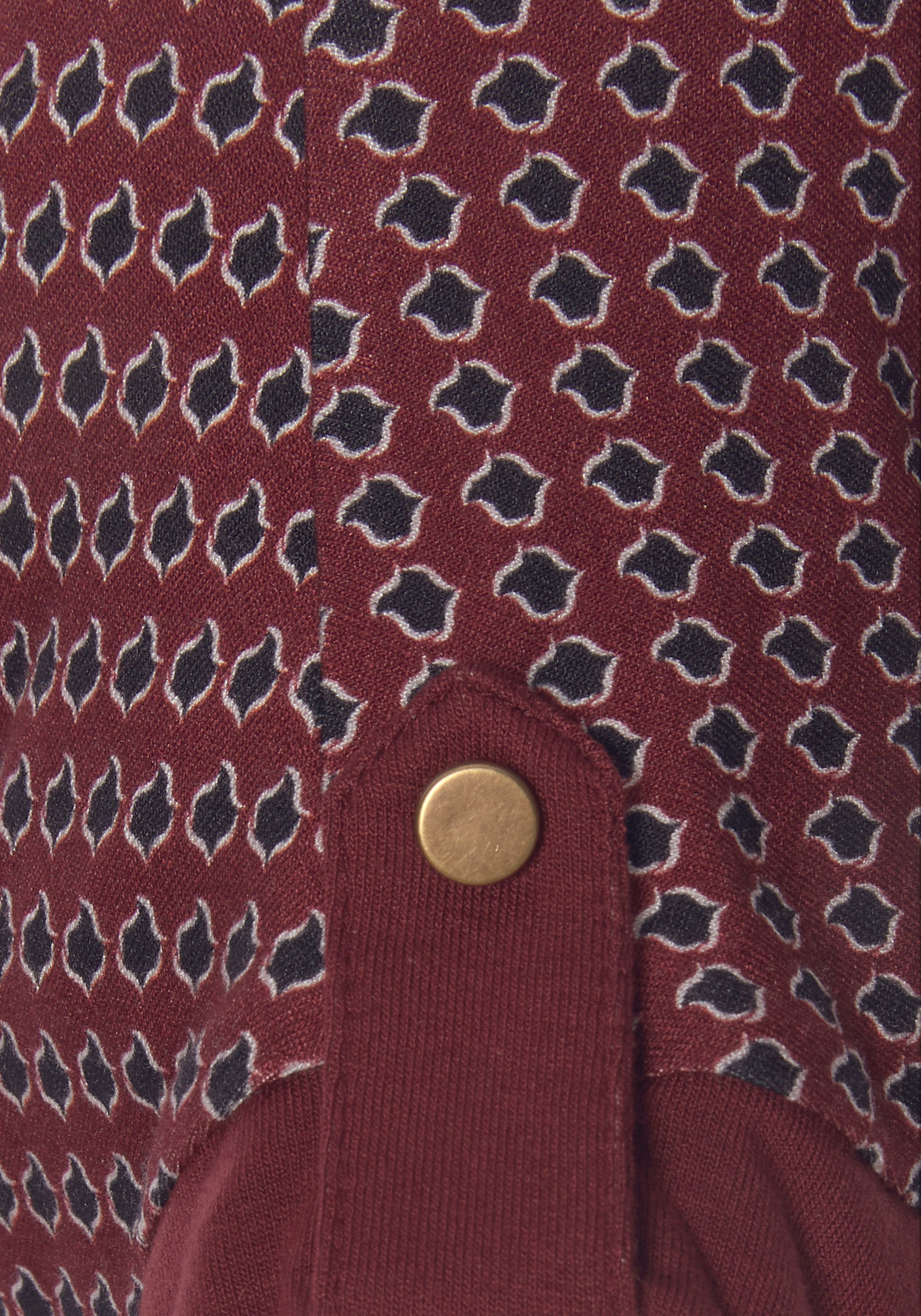 Vivance Kurzarmshirt »mit dekorativem Ärmelsaum« aus weichem Viskose-Stretch