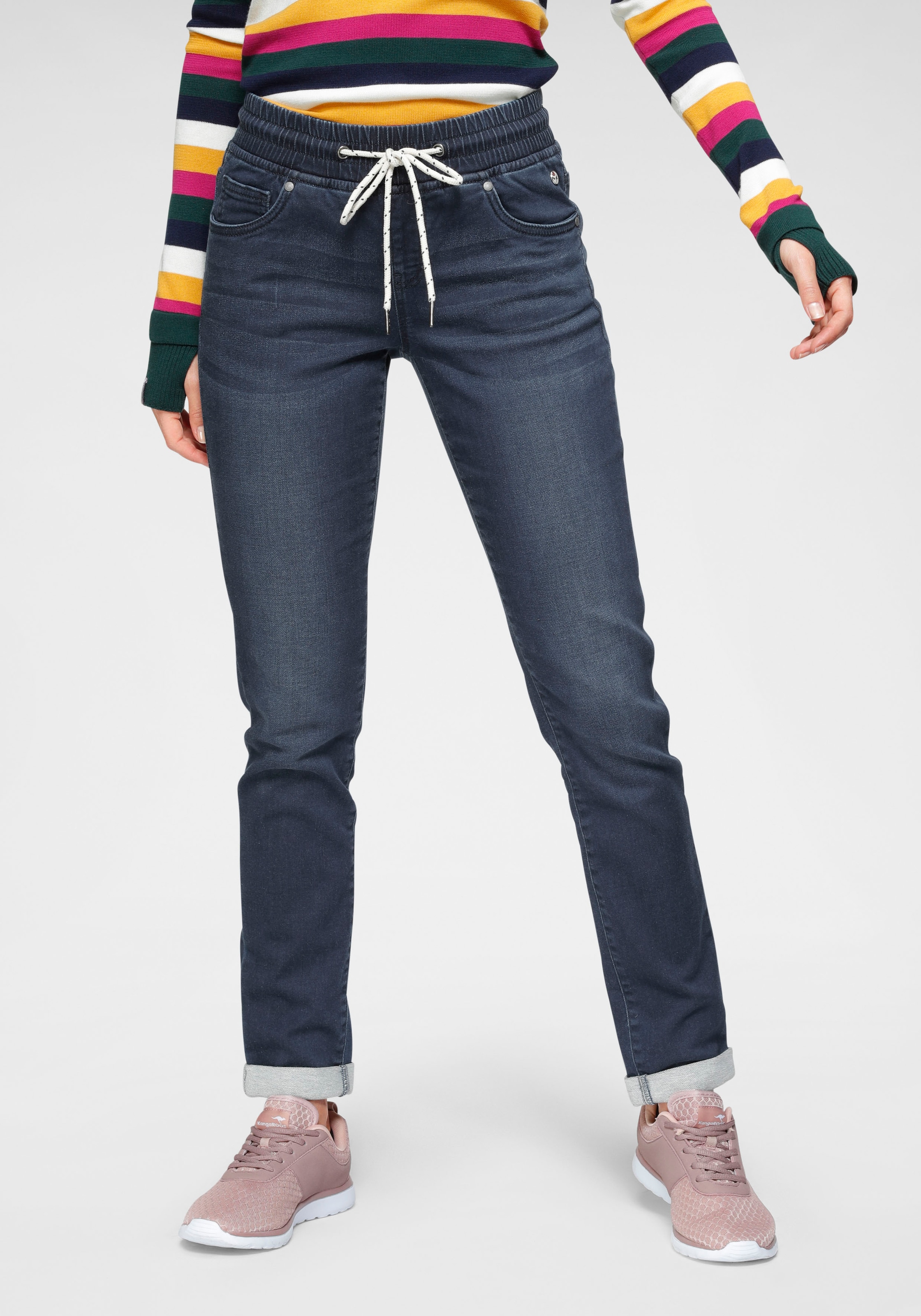 KangaROOS Bequeme Jeans, elastische Passform, gerade Beinform