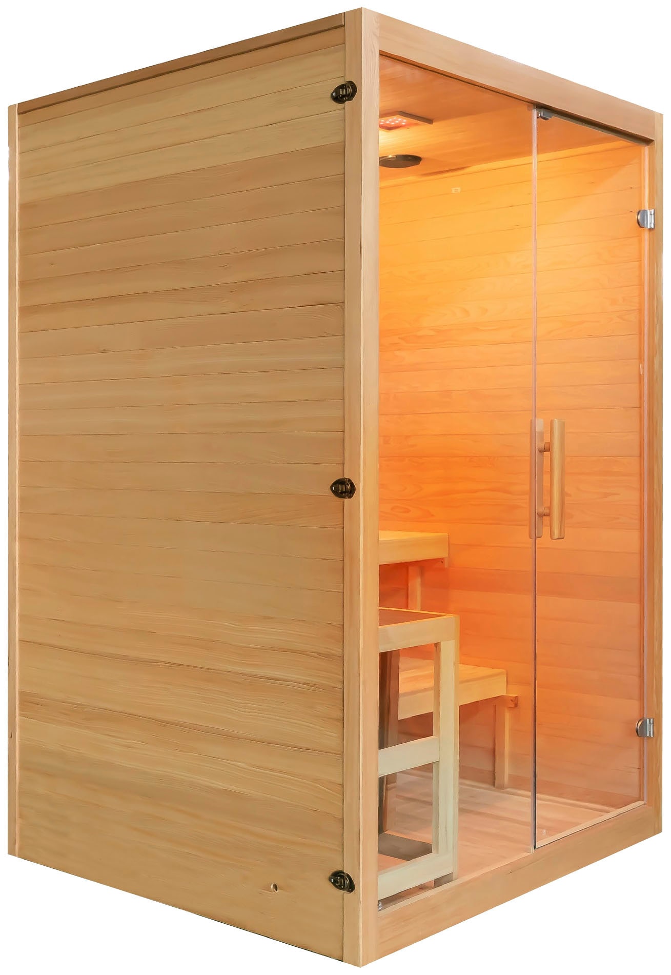 Sanotechnik Infrarotkabine »»Twincombi« Sauna+Infrarot«, LxBxH: 130x120x200cm