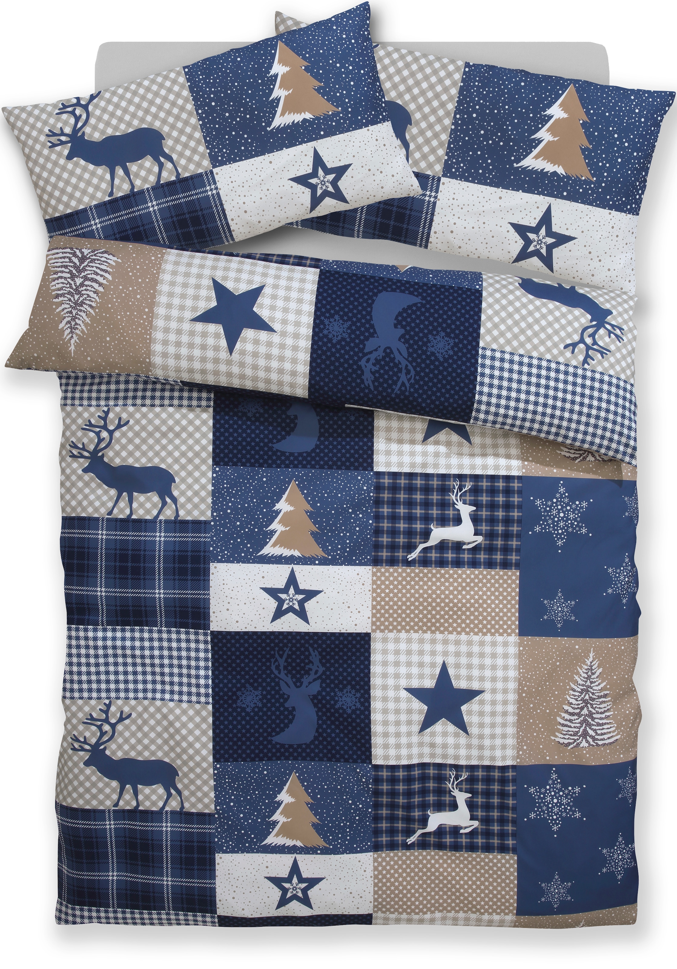 Home affaire Bettwäsche »Nicholas«, Weihnachtsbettwäsche, Winter