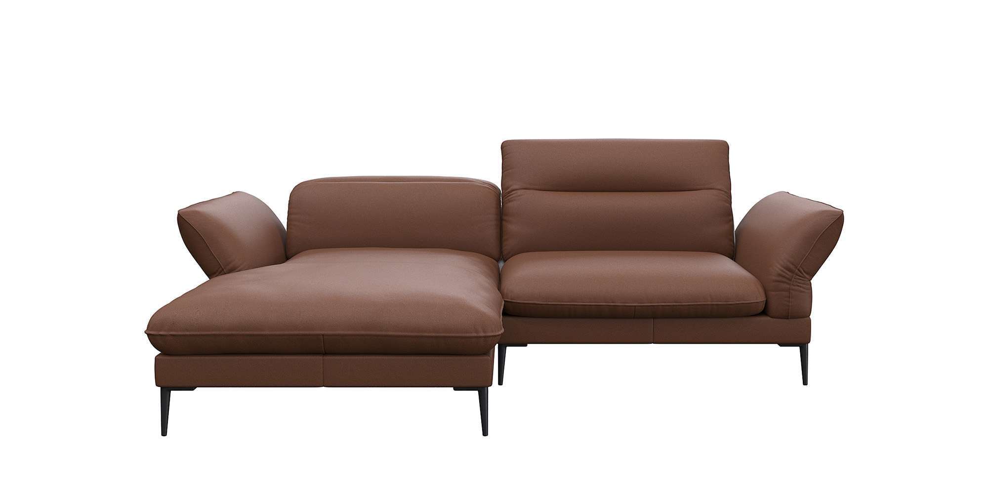 FLEXLUX Ecksofa »Salino, Funktionssofa mit Recamiere, Relaxsofa, Ecksofa«, günstig online kaufen