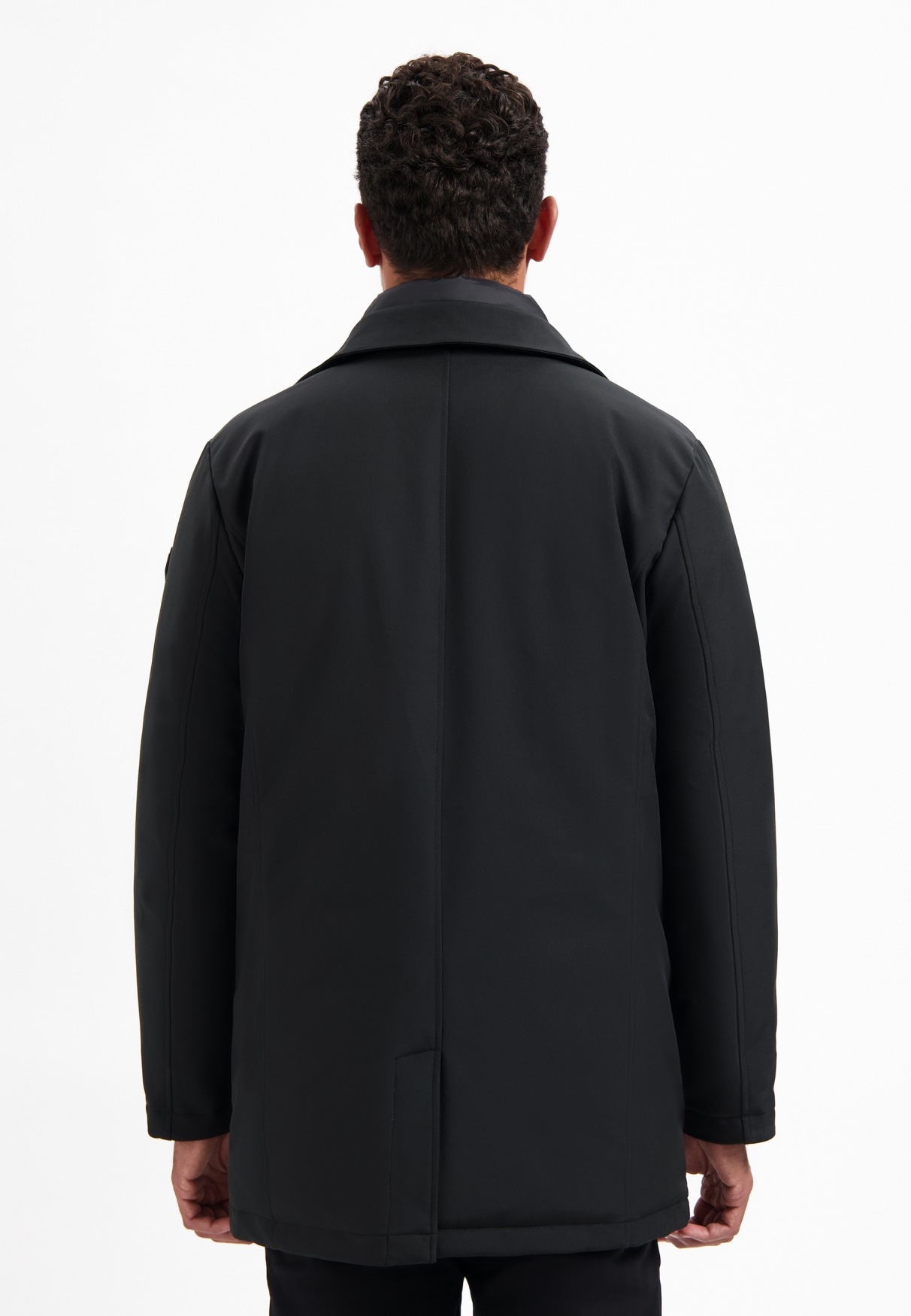 NO EXCESS Parka »No Excess Langer Parka mit Stehkragen NOX Jacket«