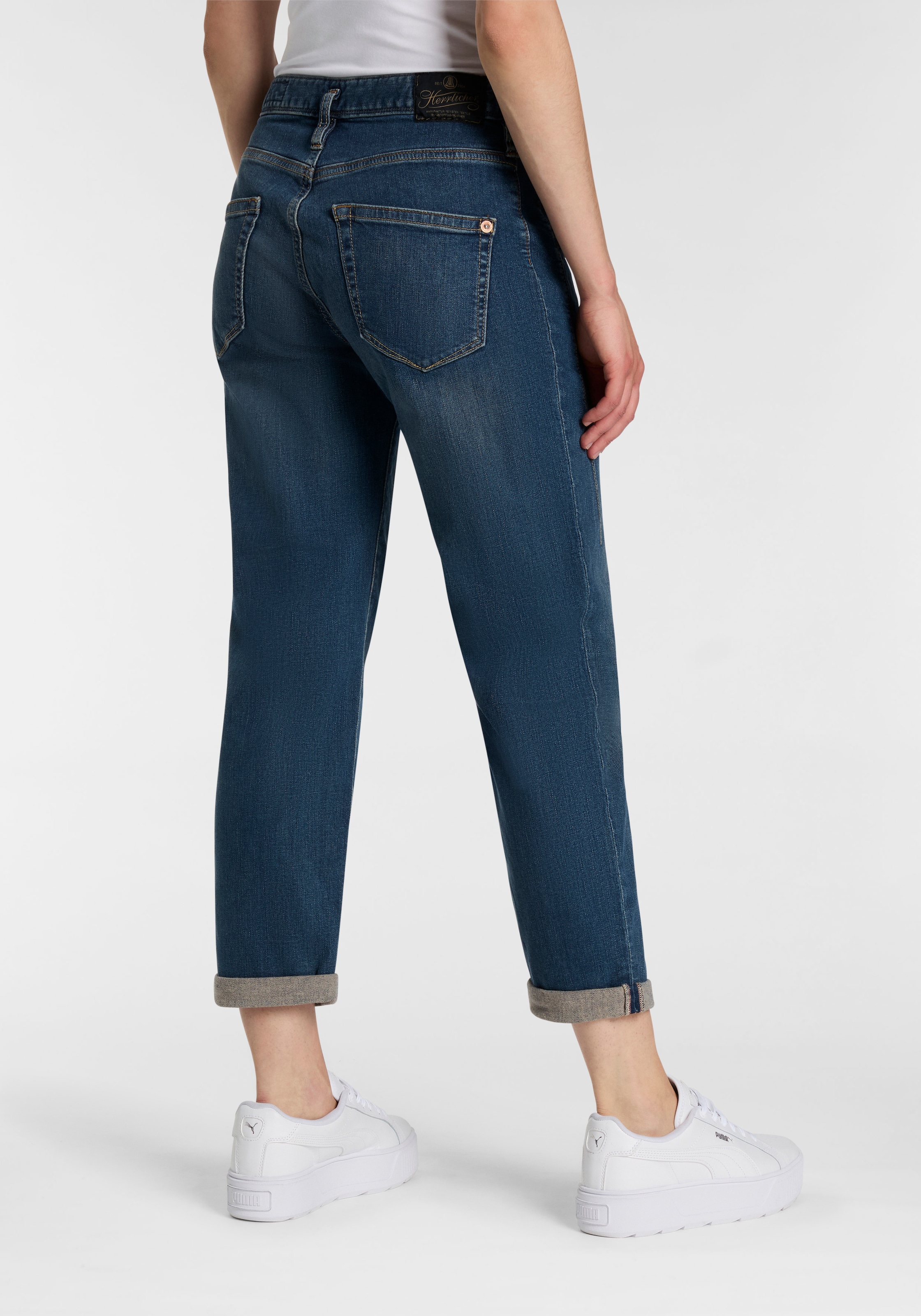 Herrlicher 7/8-Jeans »Shyra Tap Organic Denim«, mit Abnähern