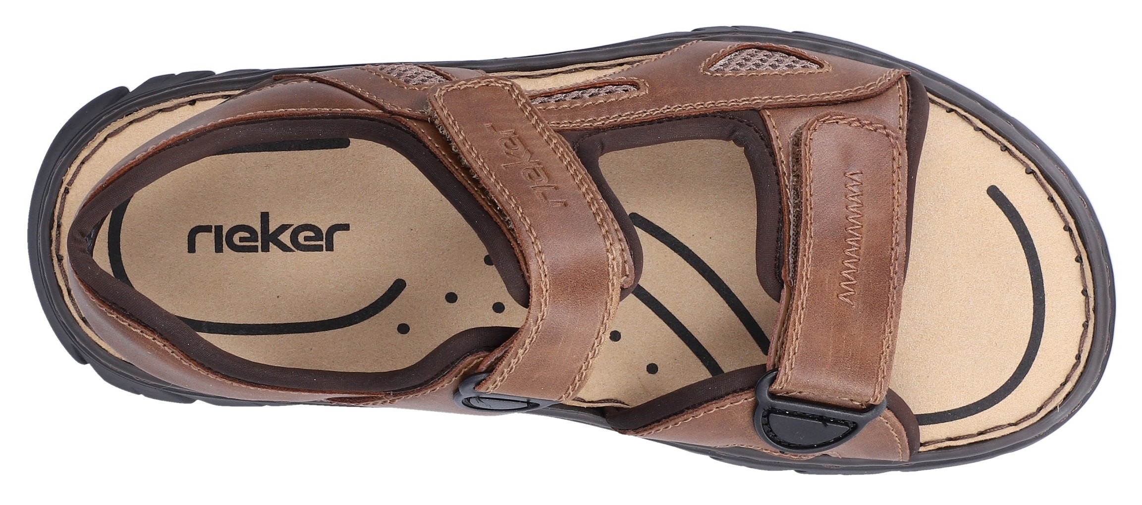 Rieker Sandale  Sommerschuh, Klettschuh, Outdoorsandale, in Trekking-Optik