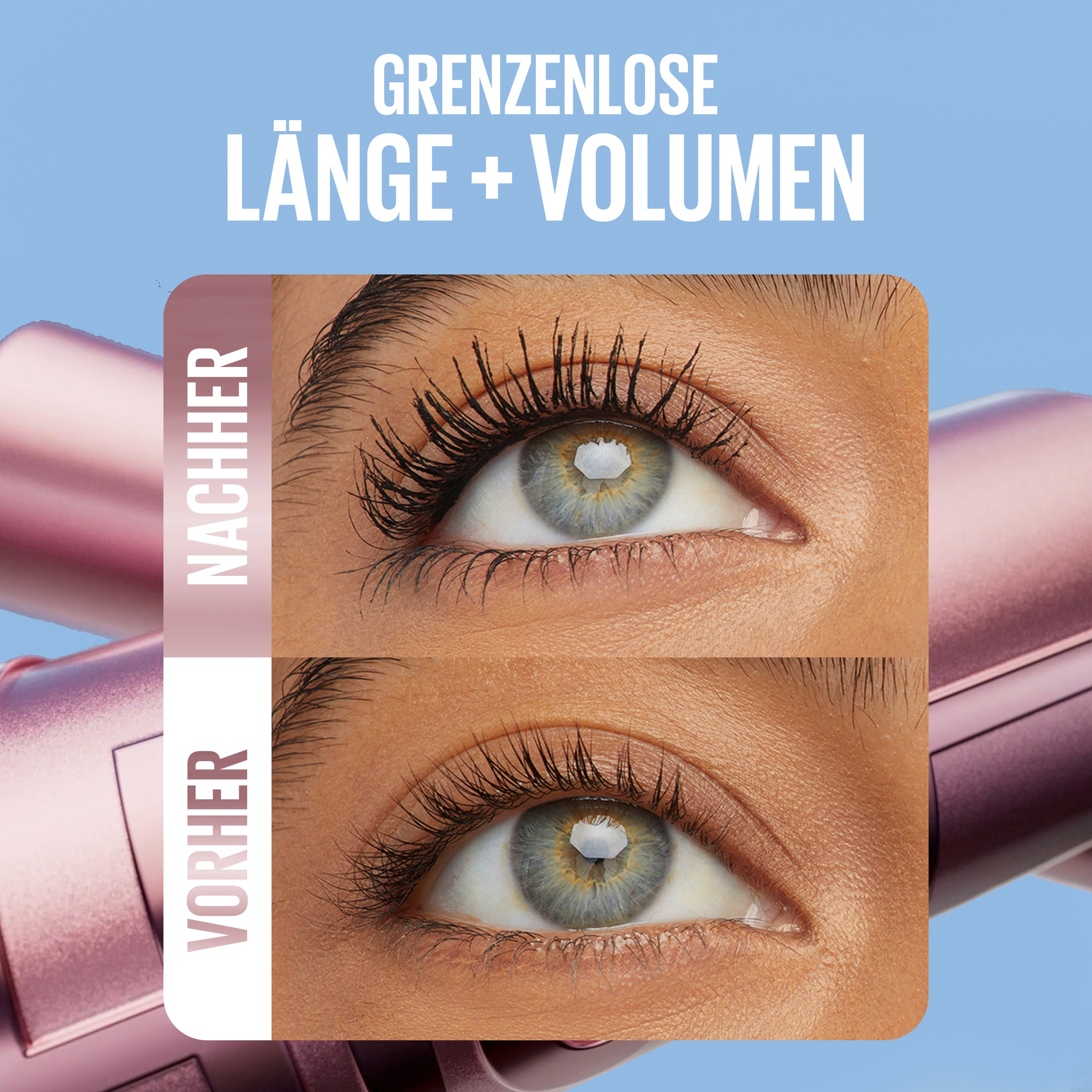 MAYBELLINE NEW YORK Mascara »Lash Sensational Sky High DP« mit kosmisch schwarzem Effekt
