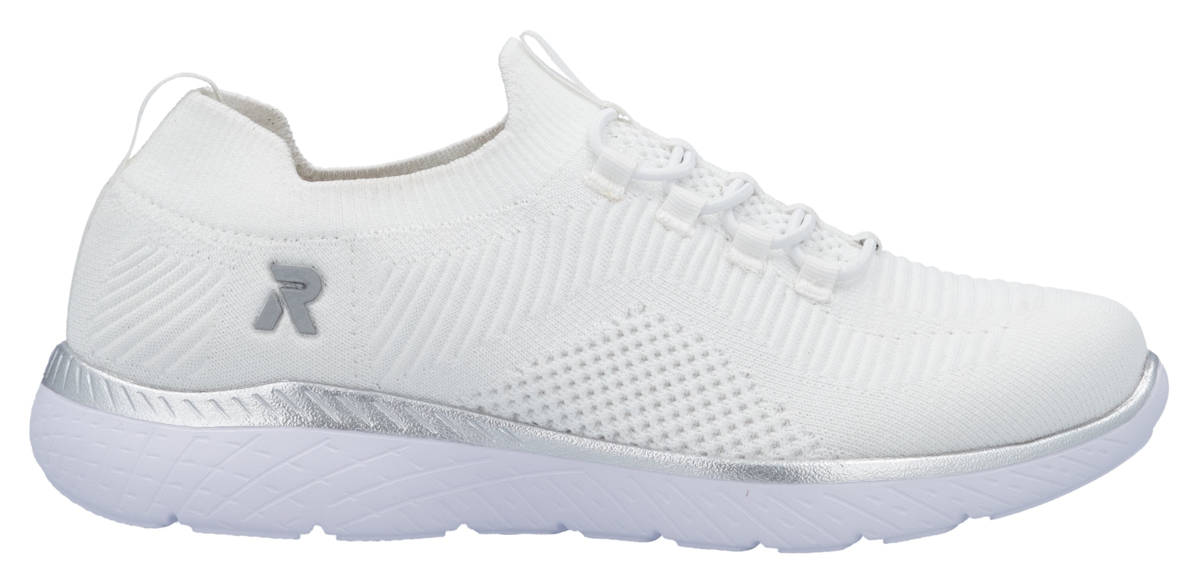 RIEKER Sport Slip-On Sneaker, Slipper, Freizeitschuh, Schlupfschuh mit Elastik-Einstieg