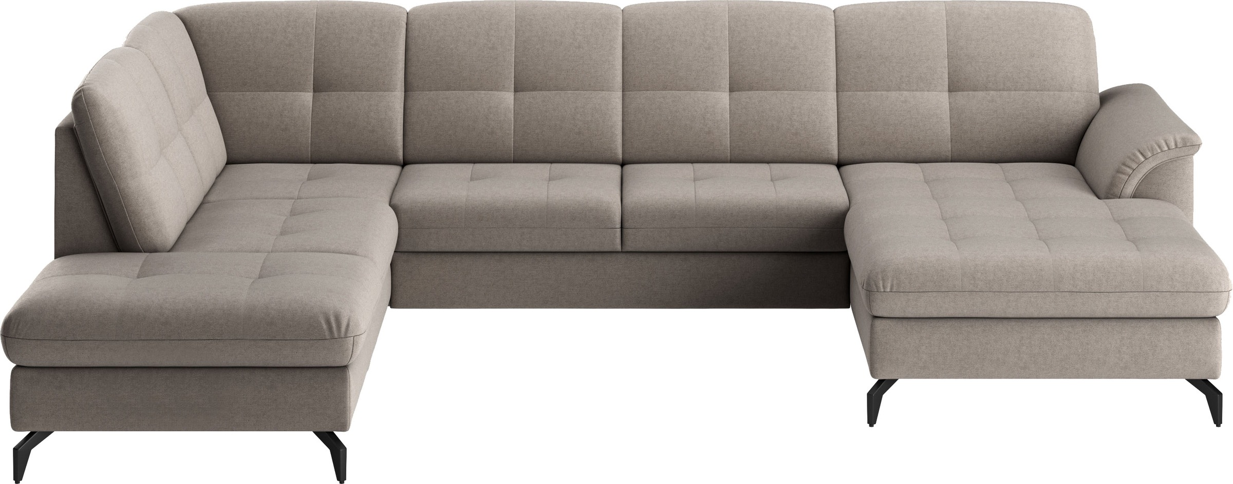 sit&more Wohnlandschaft »Zora U-Form«, wahlweise mit Bettfunktion und Bettkasten