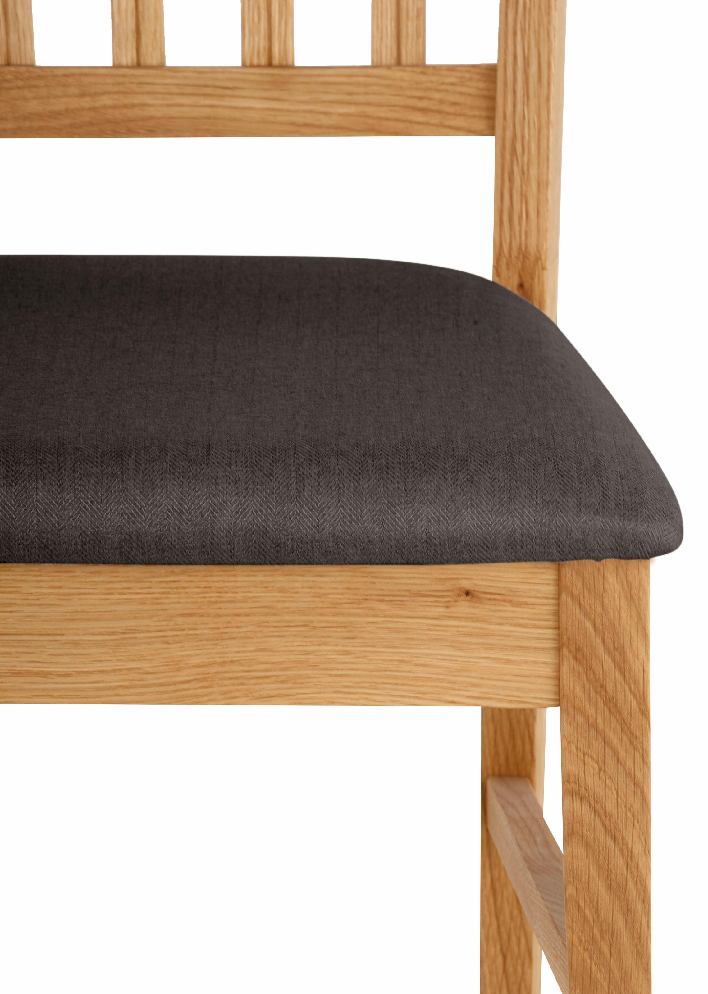 Home affaire Esszimmerstuhl »Ruanda Küchenstuhl TOPSELLER«, (Set), 6 St., Webstoff, im 2er, 4er oder 6er-Set, Holzstuhl