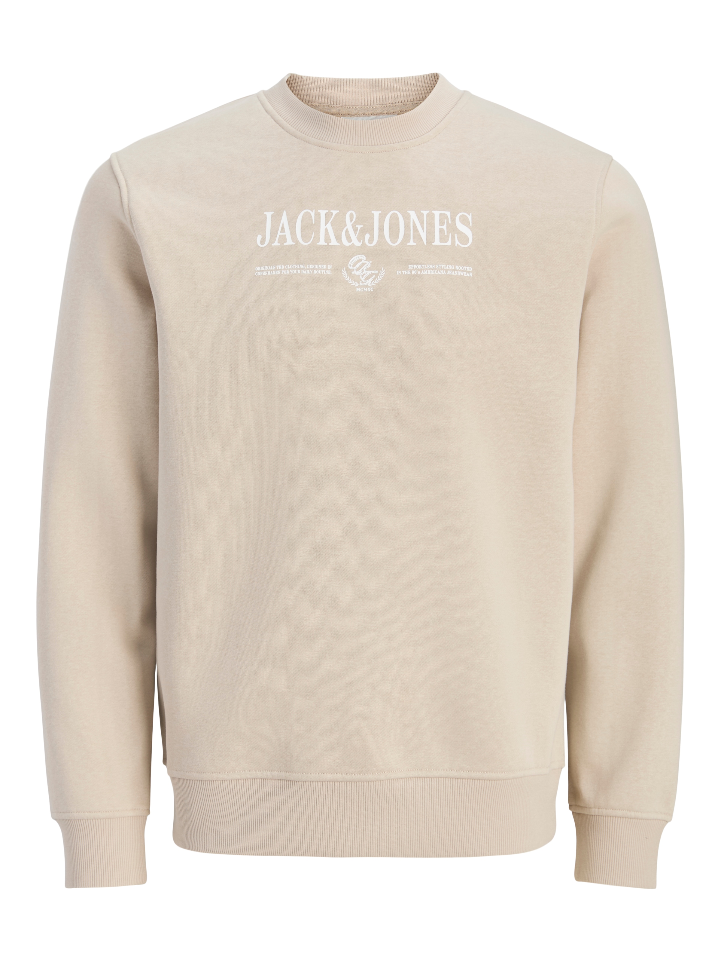 Jack & Jones Sweatshirt »JORFREDERIKSBERG BRANDING SWEAT CN FST«, Baumwollmischung, regular fit
