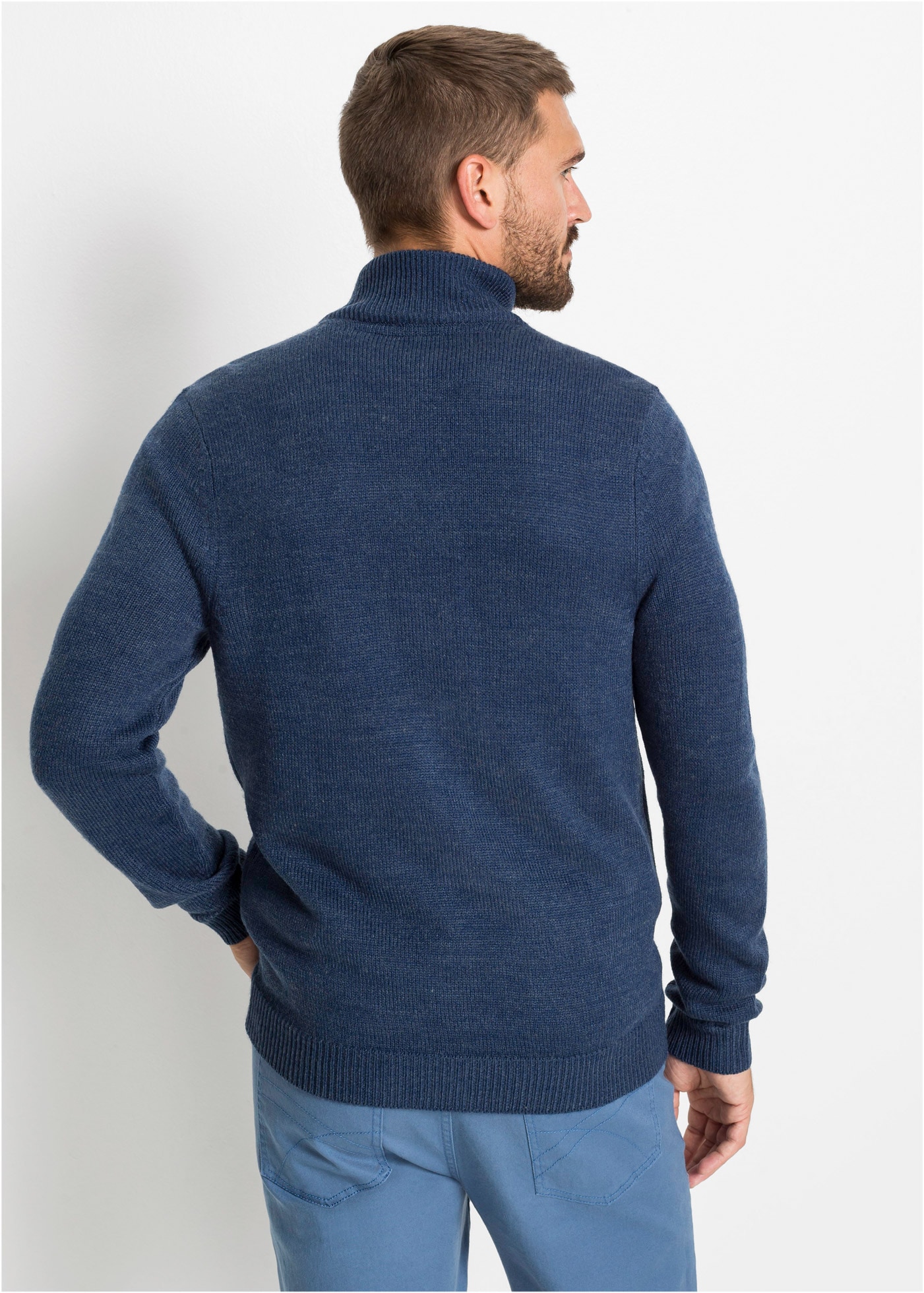 bonprix Strickjacke »Feinstrickjacke« mit Stehkragen, Regular Fit