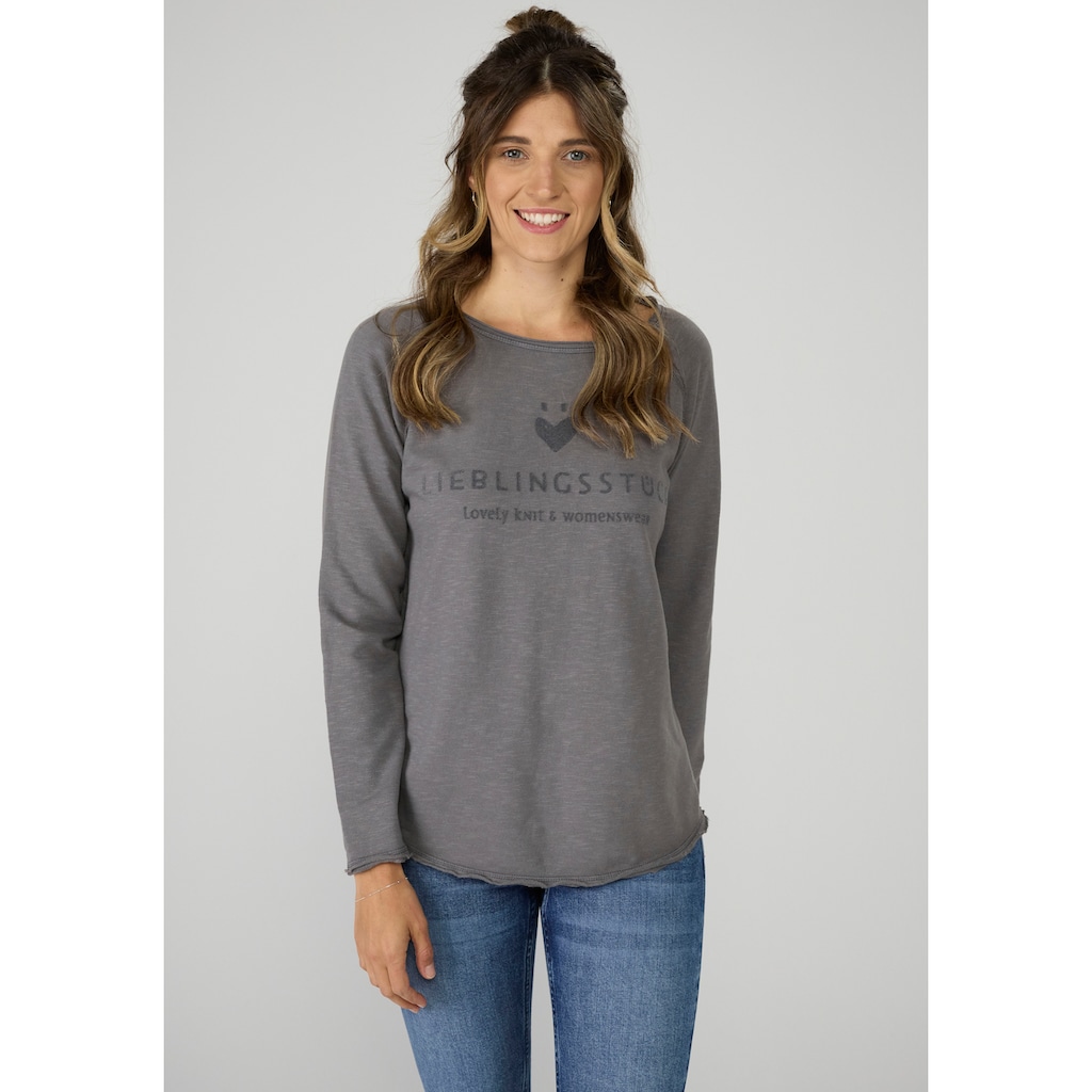 Lieblingsstück Sweatshirt »Sweatshirt CathrinaEP«, mit Logoprint