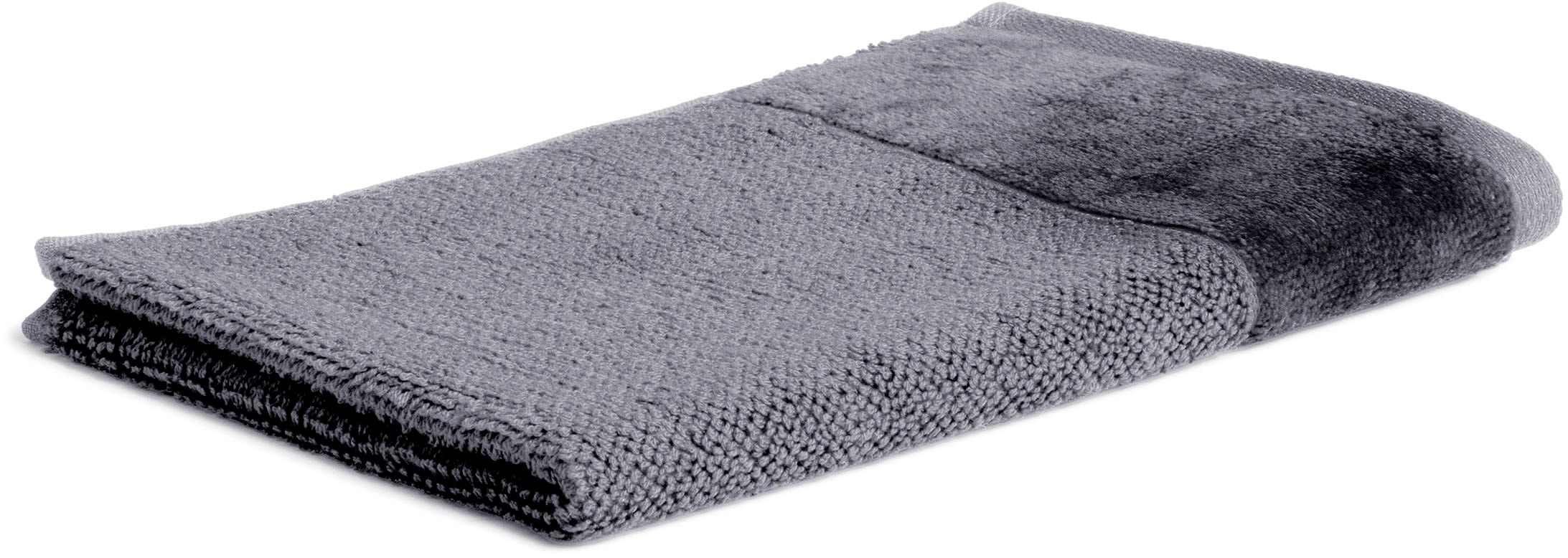Gästehandtuch »Bamboo Luxe« besonders weich & voluminös grau Walkfrottier, Obermaterial: 60% Baumwolle, 40% Viskose B/L: 30cmx50cm, 1 Stk., 