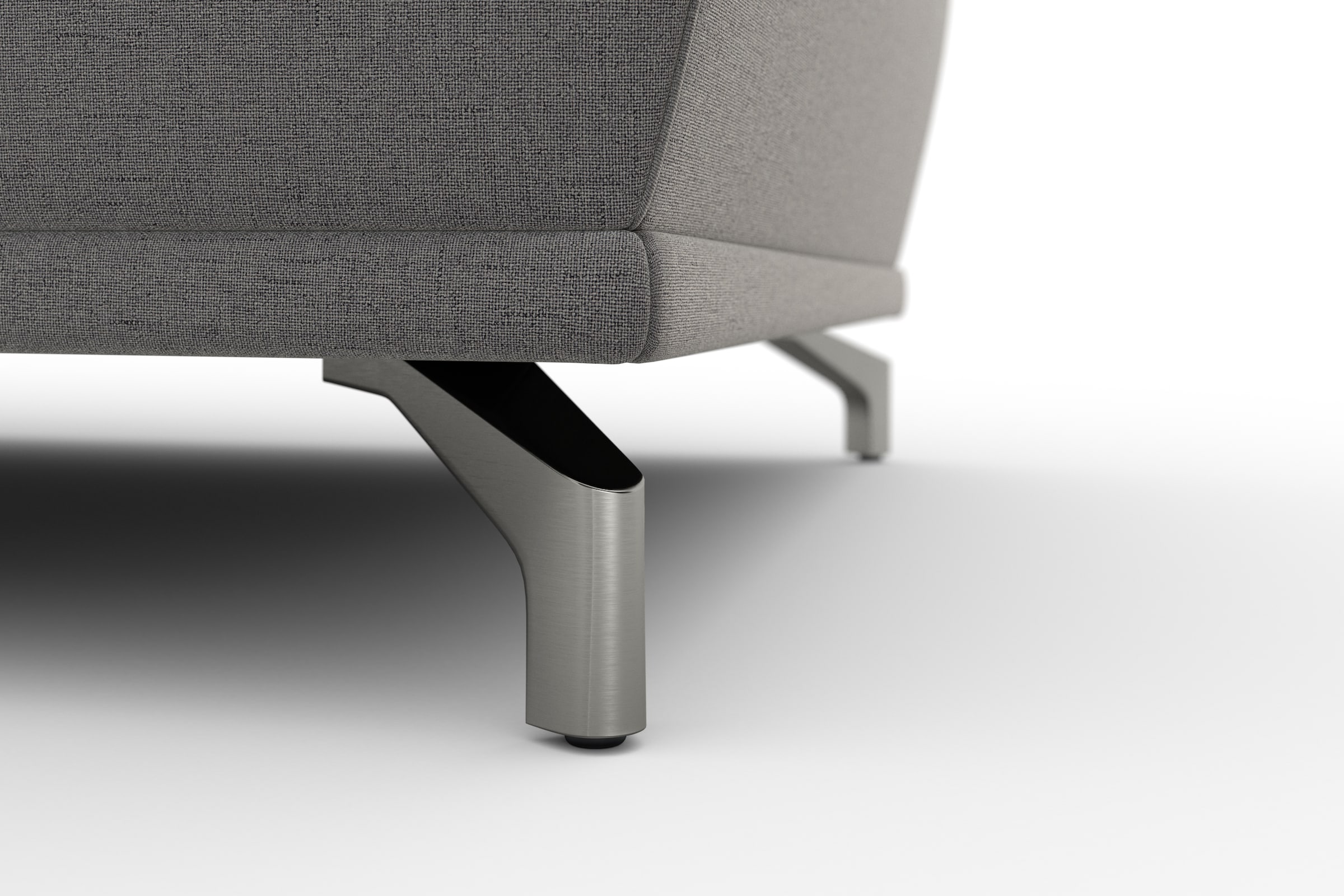 sit&more Ecksofa »Cabrio L-Form, mit Sitztiefenverstellung, Arm- und Kopfteilverstellung«, 2 Nierenkissen, Federkern, optional Bettfunktion und Stauraum