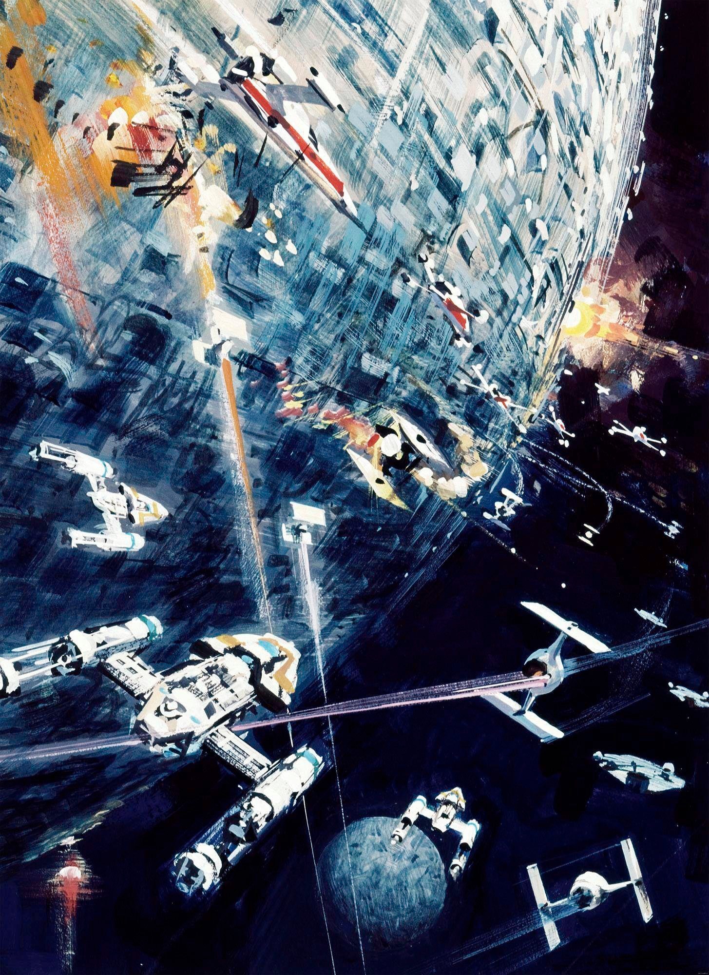 Komar Vliestapete »Star Wars Classic Dogfight«, 200x275 cm (Breite x Höhe), günstig online kaufen