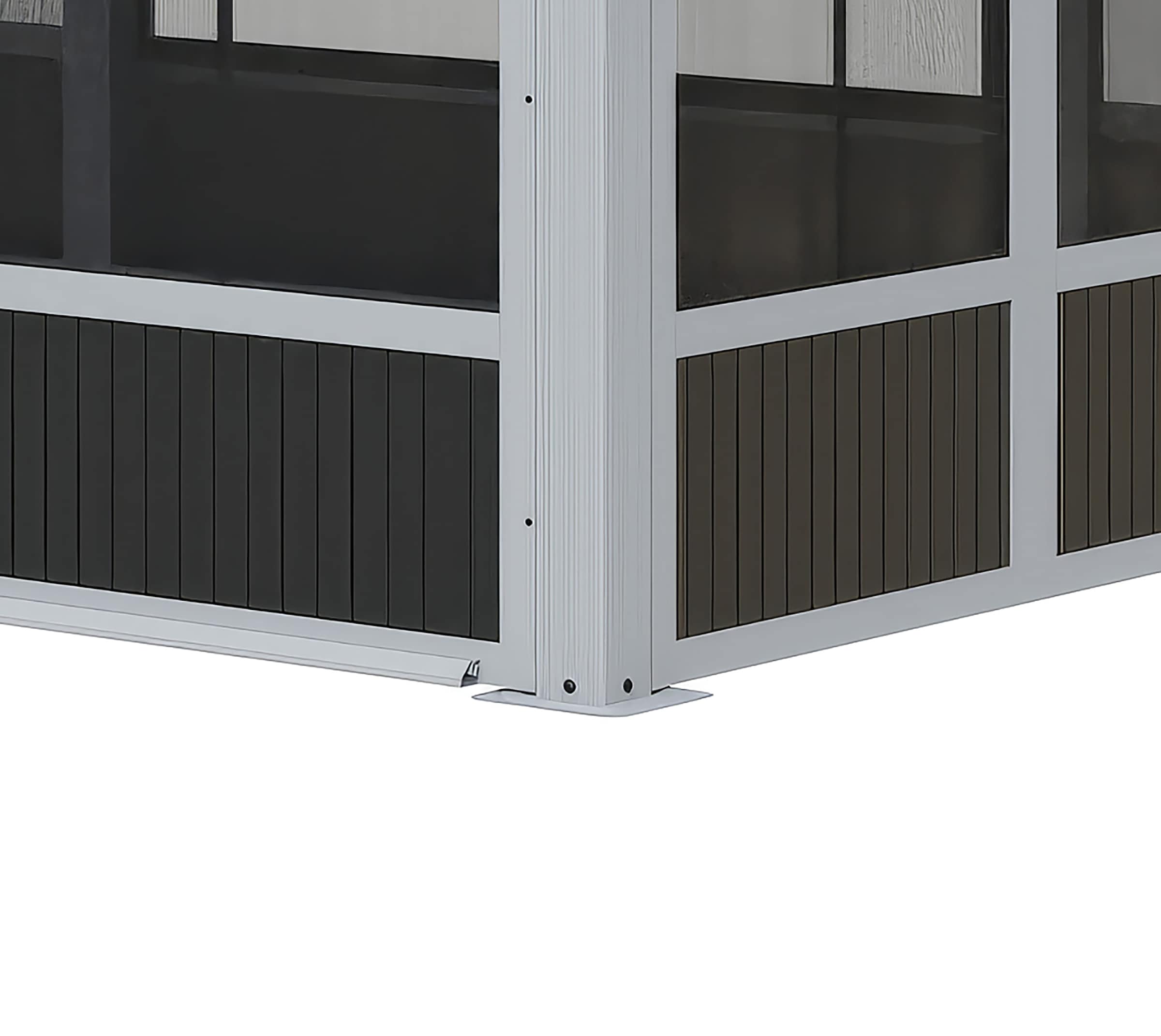 Sojag Pavillon »Malta 1010 Schwarz« Massive Konstruktion aus Aluminium