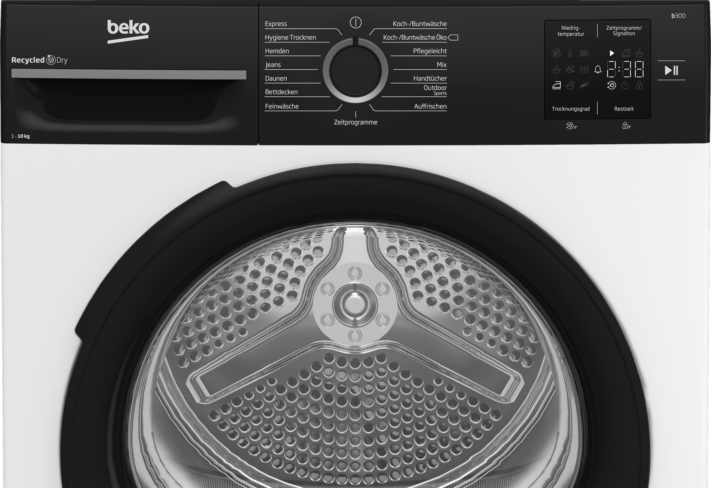 BEKO Kondenstrockner »BM3T30230W«, 10 kg, mit Wärmepumpentechnologie