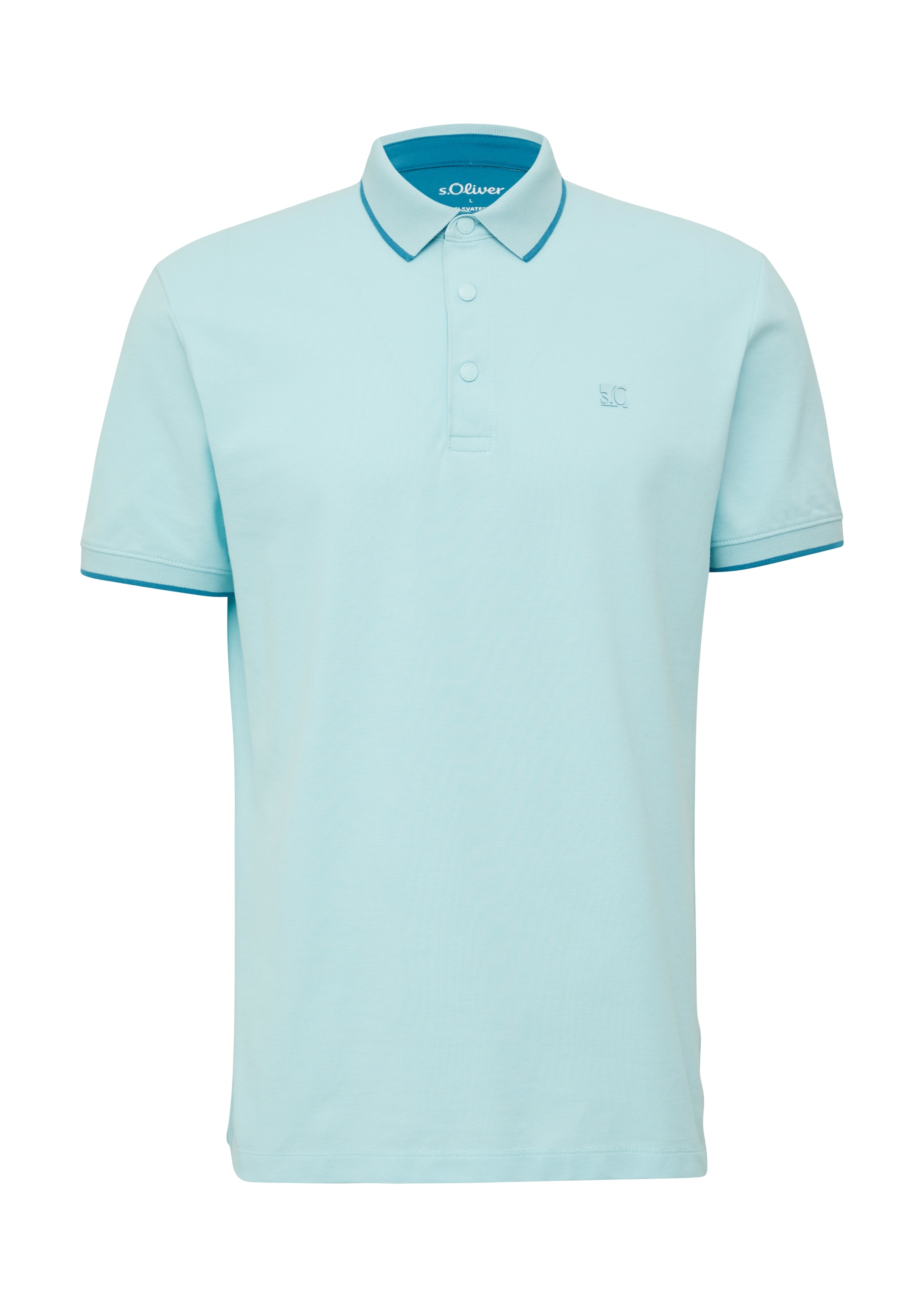 s.Oliver Poloshirt, mit Kontrast-Details