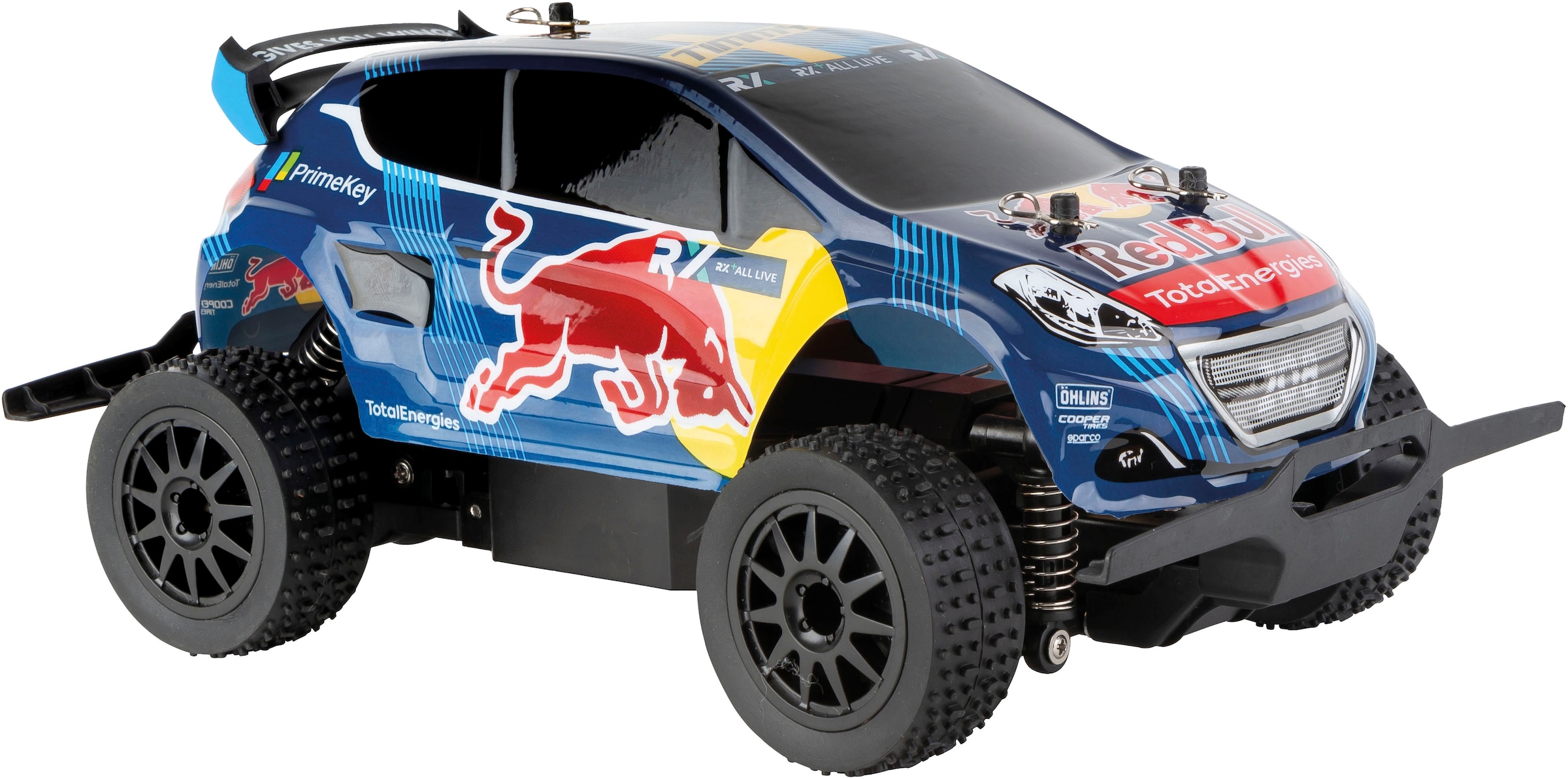 Carrera® RC-Auto »Carrera® RC, Red Bull Peugeot WRX 208«, Rallycross, Hansen D/P, 2,4 GHz