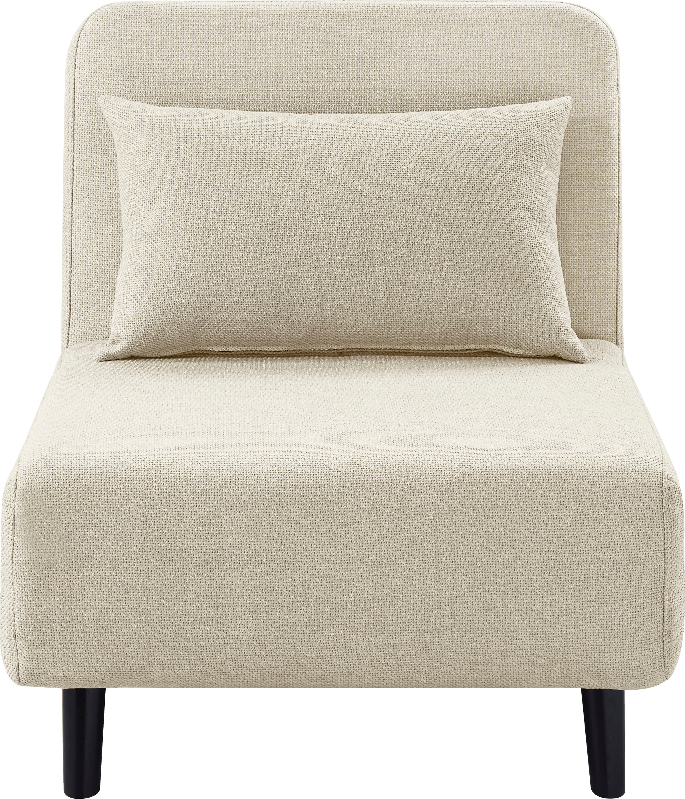 ATLANTIC home collection Sessel »Robby«, inkl. Bettfunktion, mehrfach verstellbar, Strukturbezug