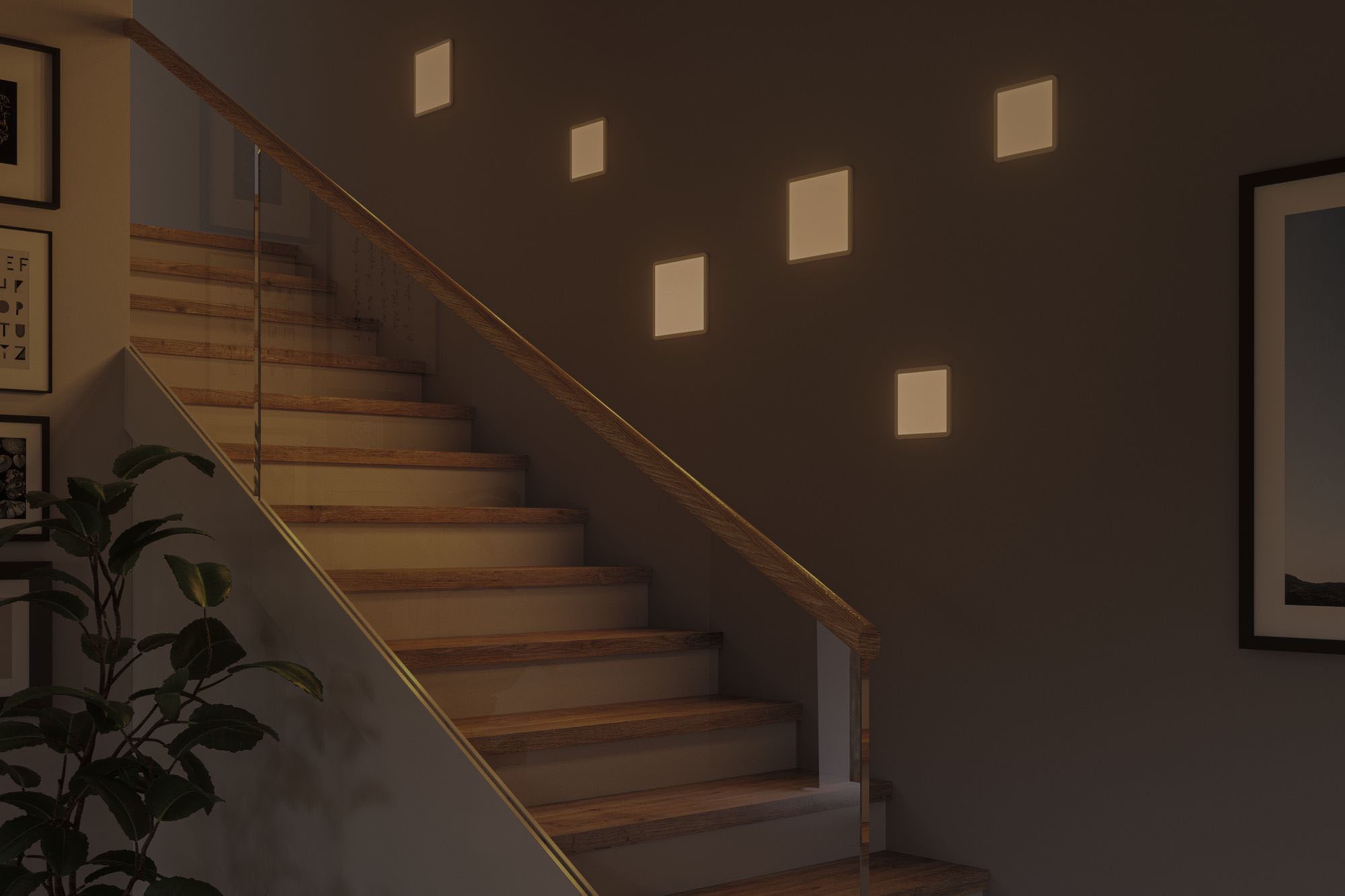 Paulmann LED Bad-Einbauleuchte »Areo«, Schutzart IP44, 3-Stufen-dimmbar, Gr. 23 x 23 cm, inkl. LED Leuchtmittel