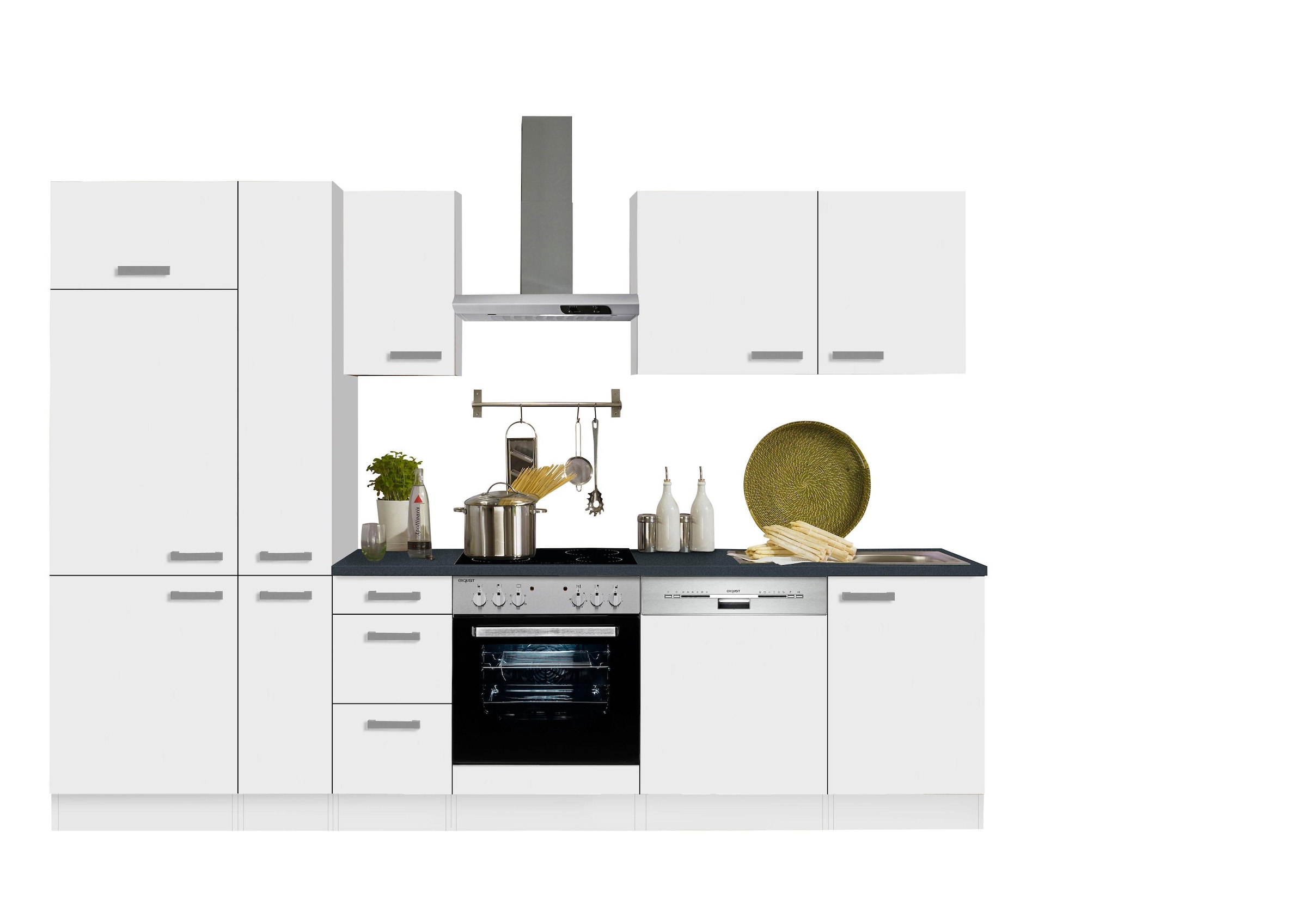 OPTIFIT Küchenzeile »Odense«, Breite 300 cm mit 28 mm starker Arbeitsplatte,  mit Besteckeinsatz online bestellen