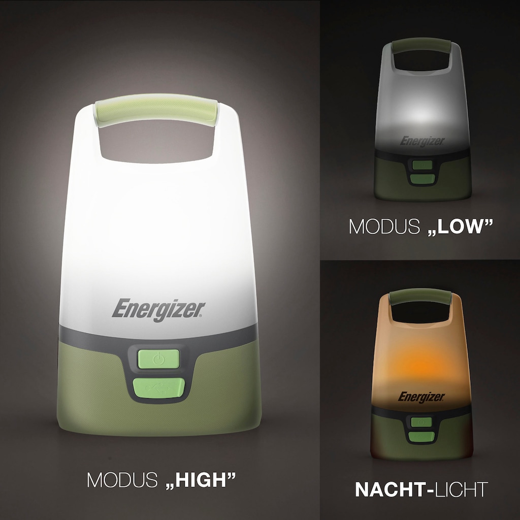 Energizer Laterne »Camping Light Rechargeble«, Camping Licht/Lampe, wiederaufladbar über USB