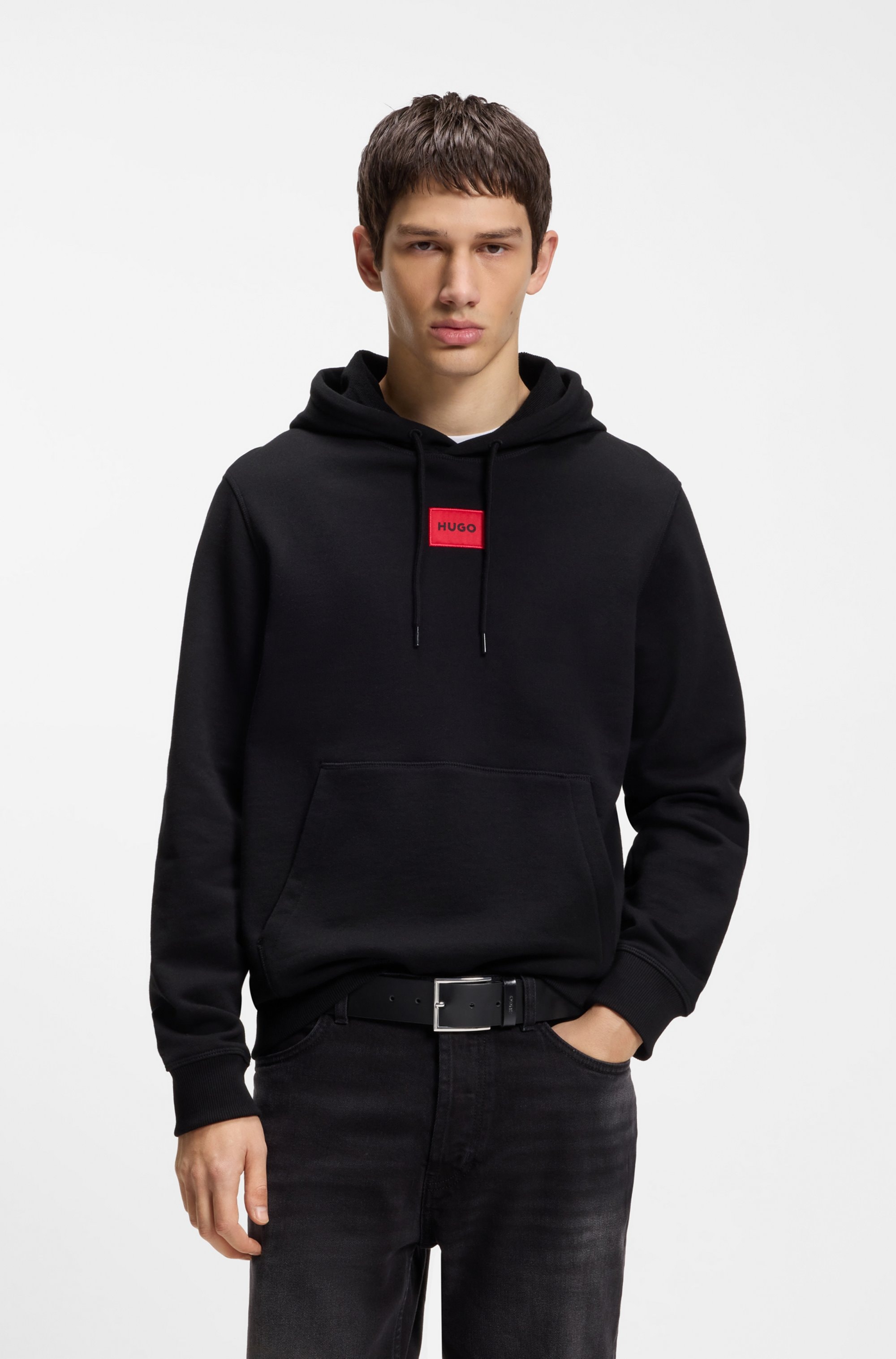 HUGO Ledergürtel »Giaspo Sz40« mit Logo-Schlaufe