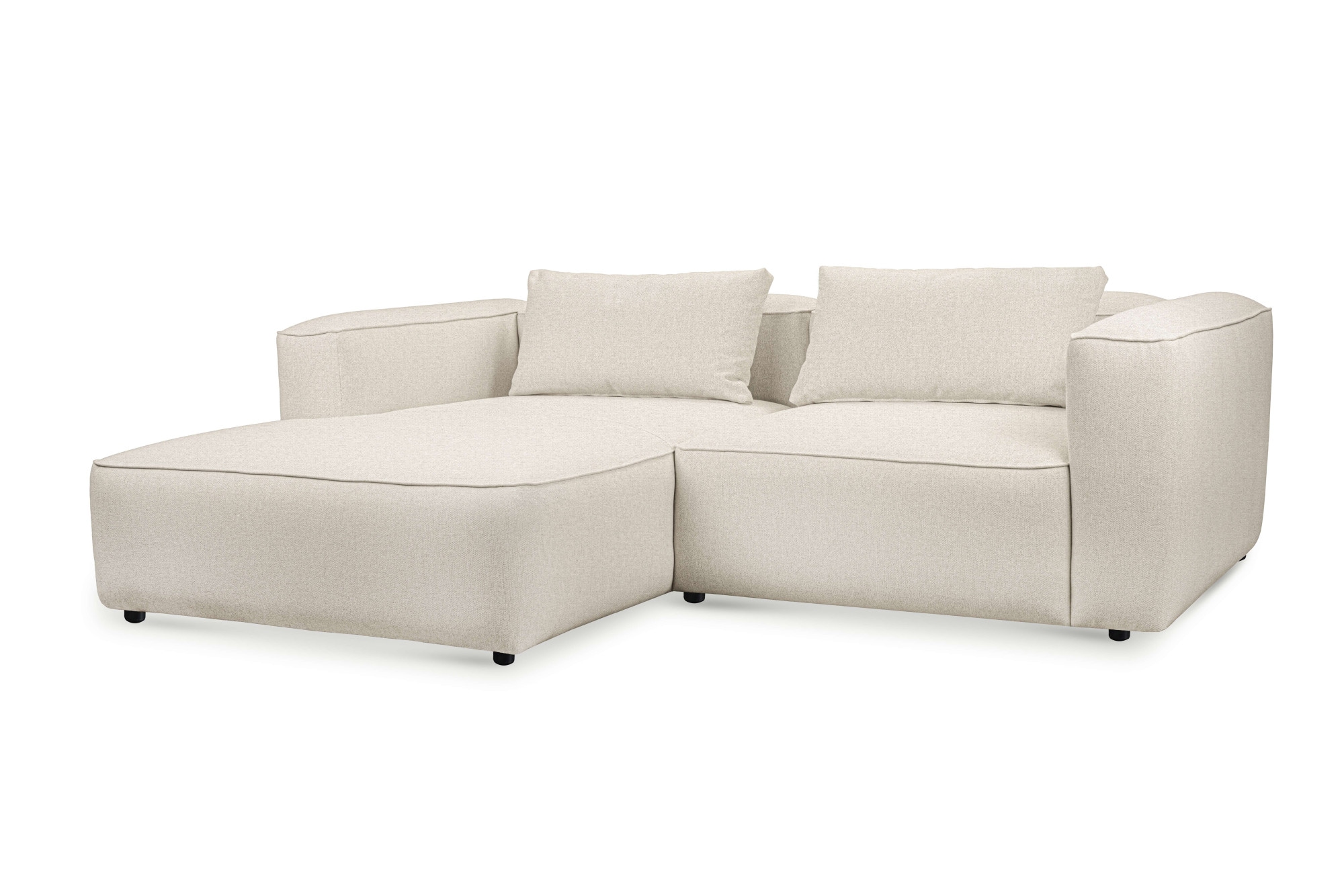 andas Ecksofa »Tvinnet«, Breite 228 cm, extra tiefe Sitzfläche, kubisches Sitzvergnügen