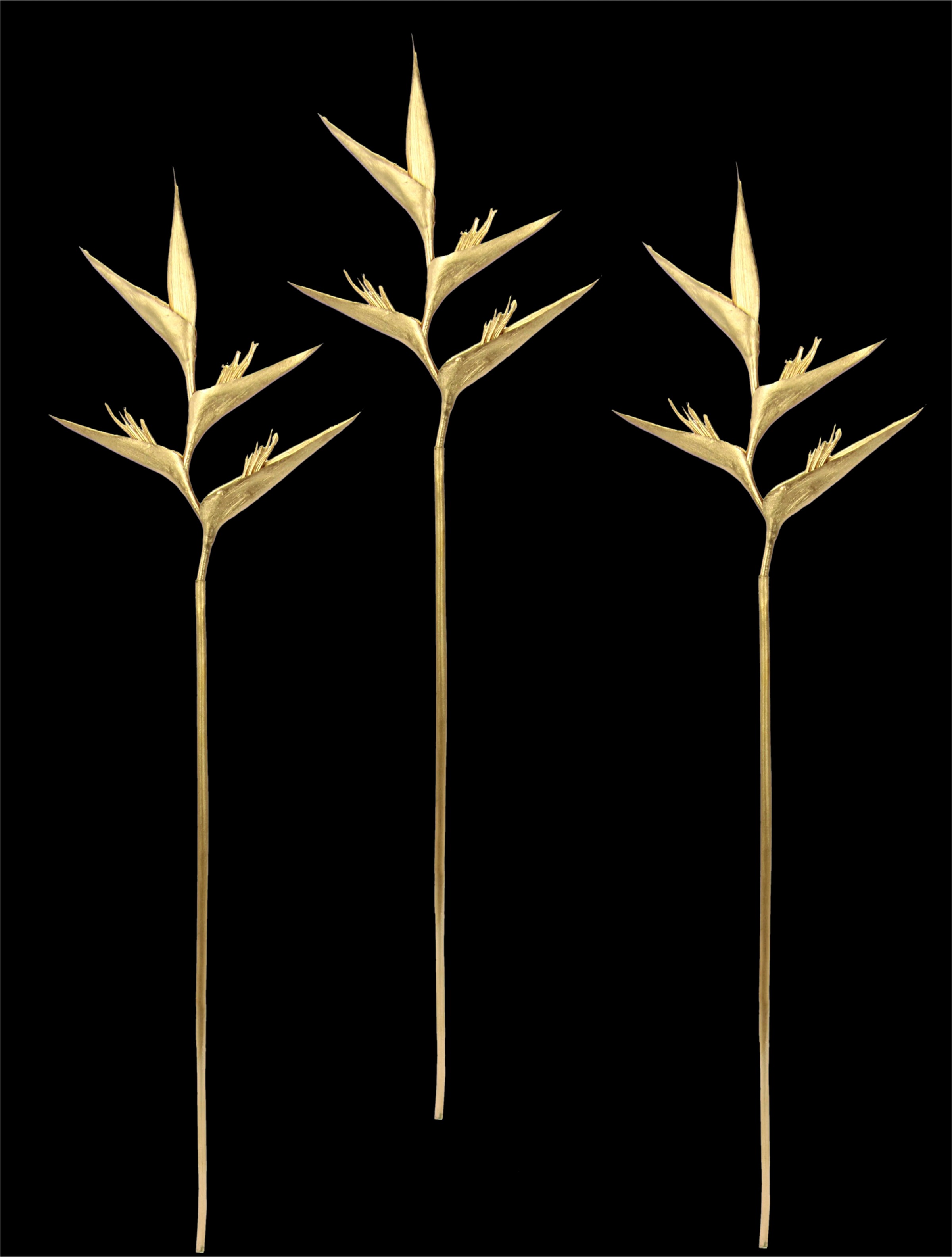 I.GE.A. Kunstblume »Heliconia«, Exotischer Dekozweig,Tropische Blume, 3er Set