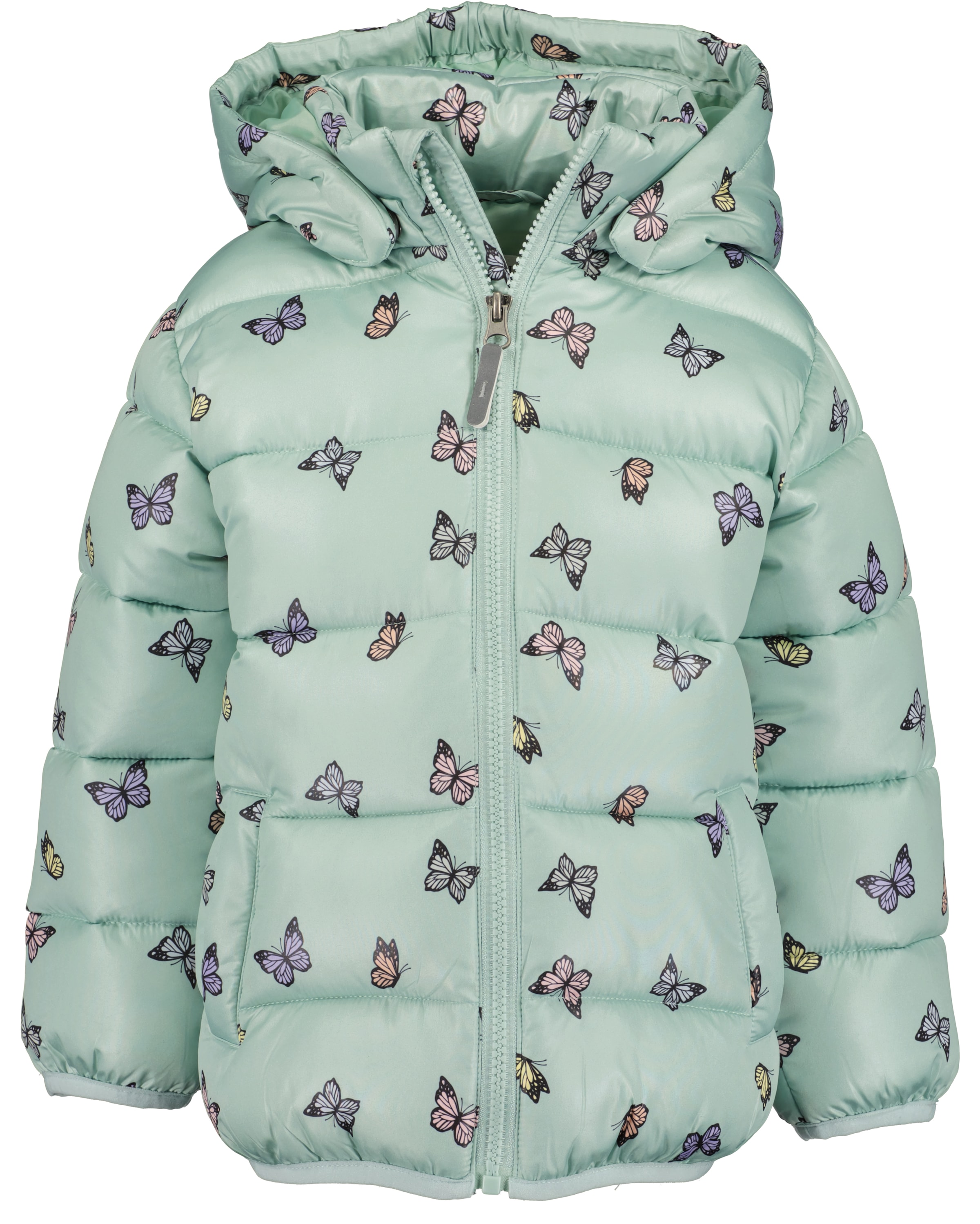 Blue Seven Steppjacke, mit Kapuze, mit abnehmbarer Kapuze und praktischen Reflektoren